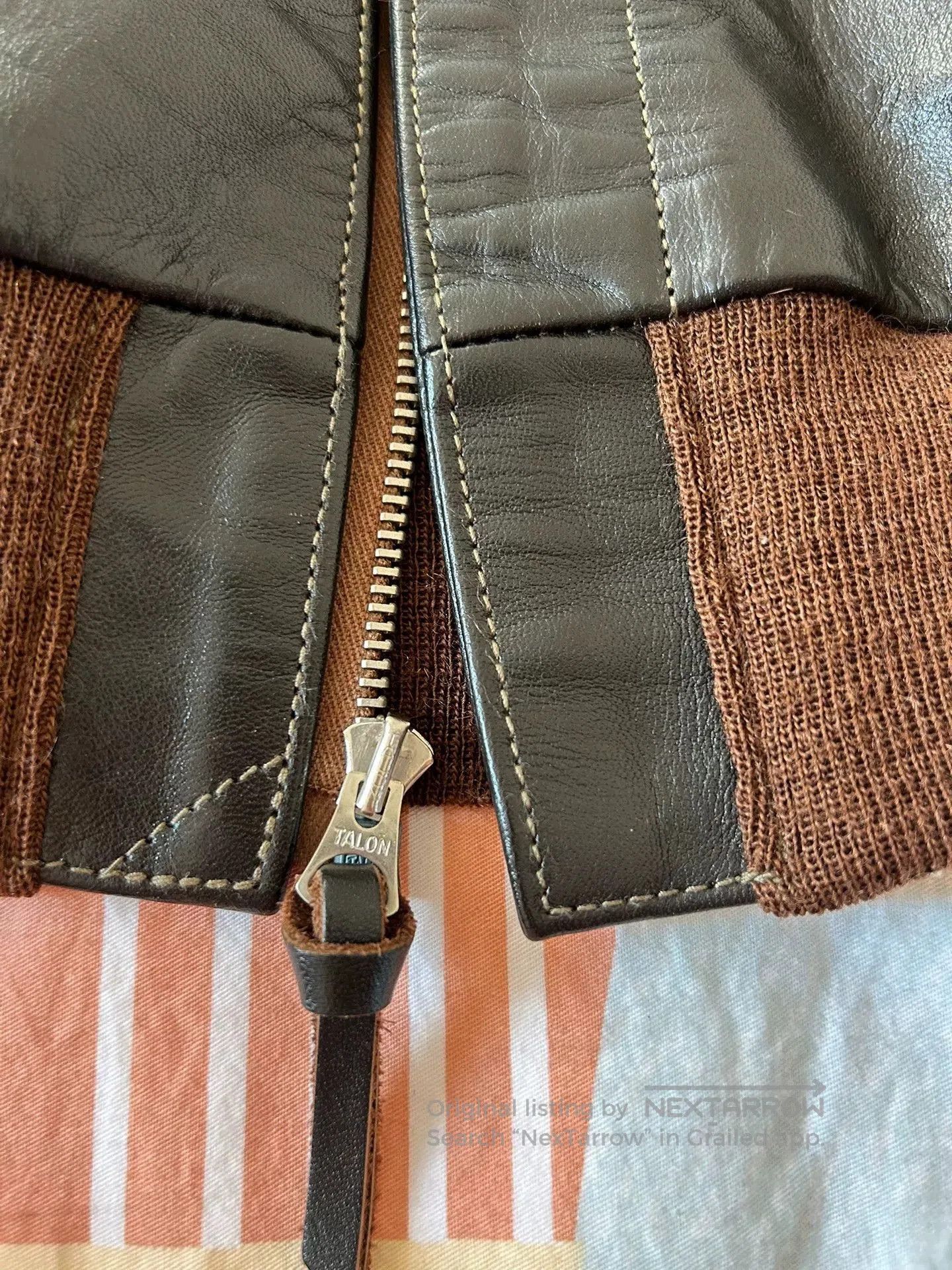 TOYS McCOY McCoy A2 Pilot Jacket in Leather. Size US S / EU 44-46 / 1 - 6 Thumbnail
