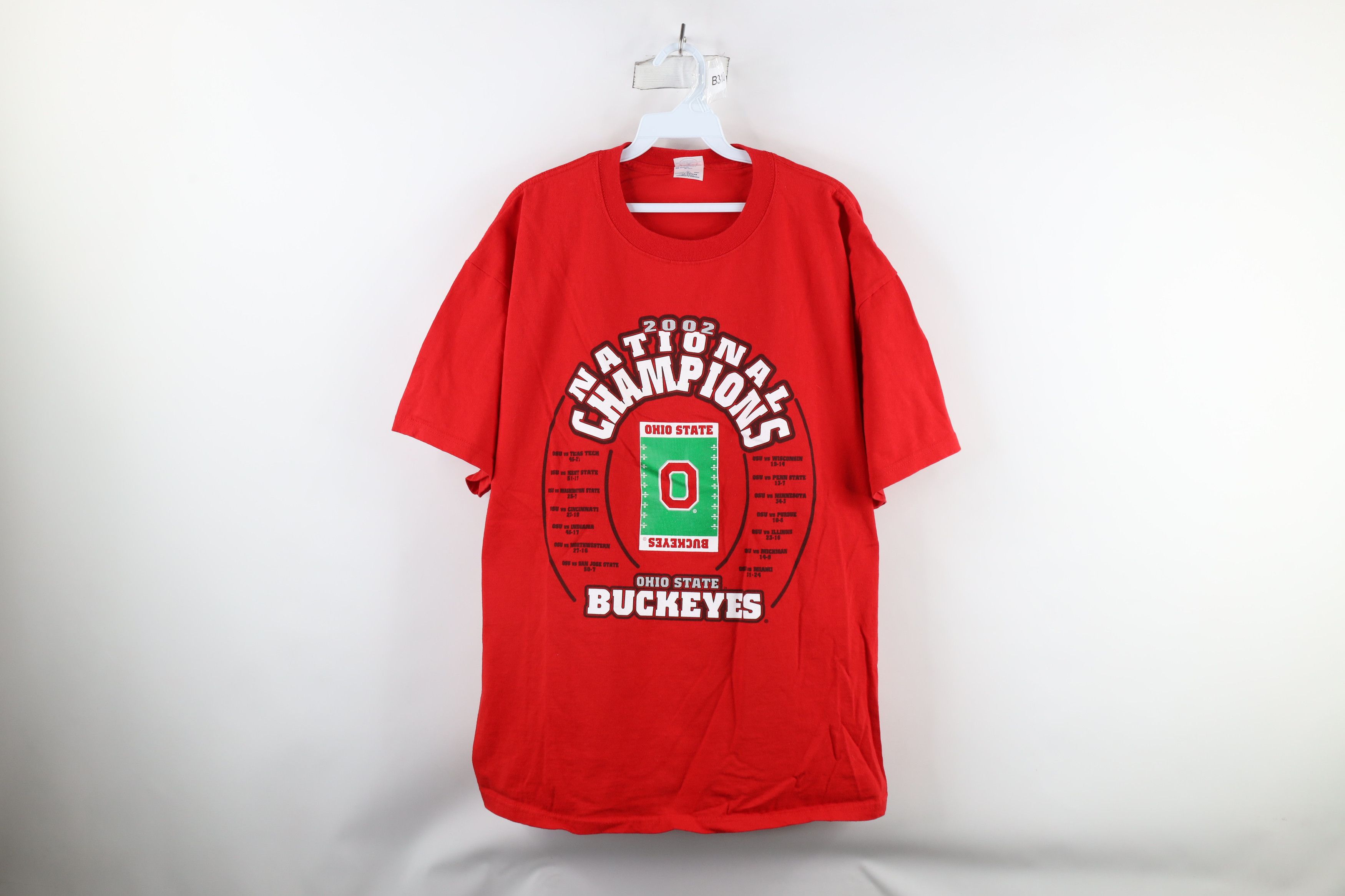 Vintage Vintage Champs Ohio State University Football T-Shirt Red Size US XL / EU 56 / 4 - 1 Thumbnail