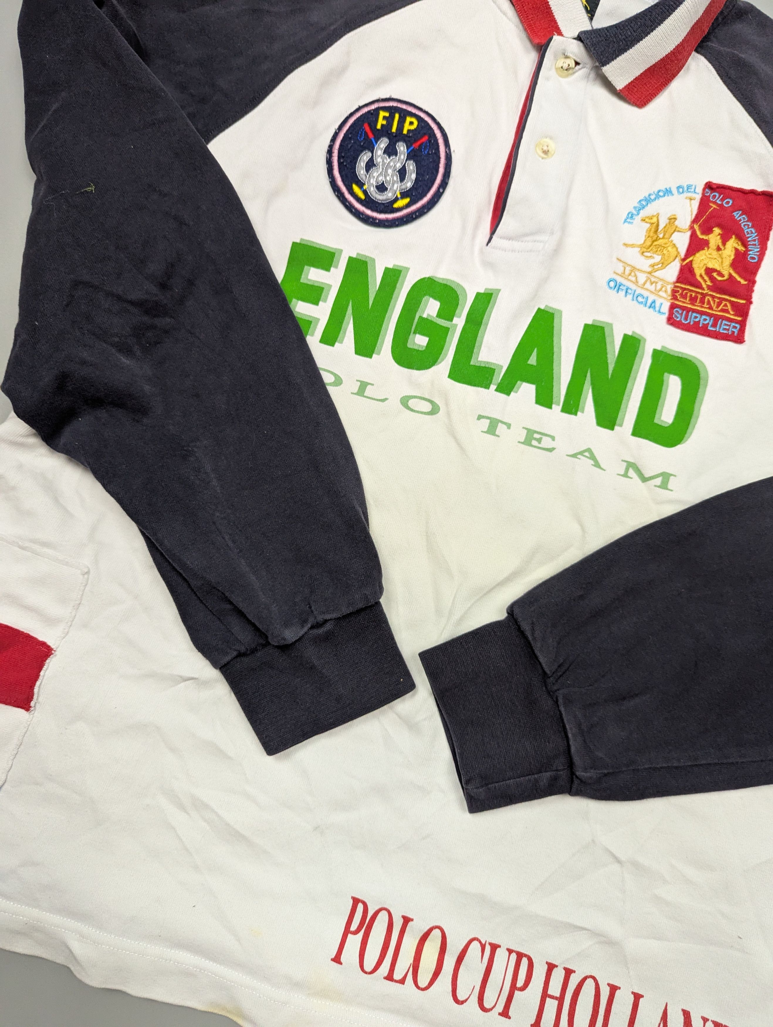 La Martina La Martina Men's England Polo Shirt European Championship Size US XL / EU 56 / 4 - 9 Thumbnail