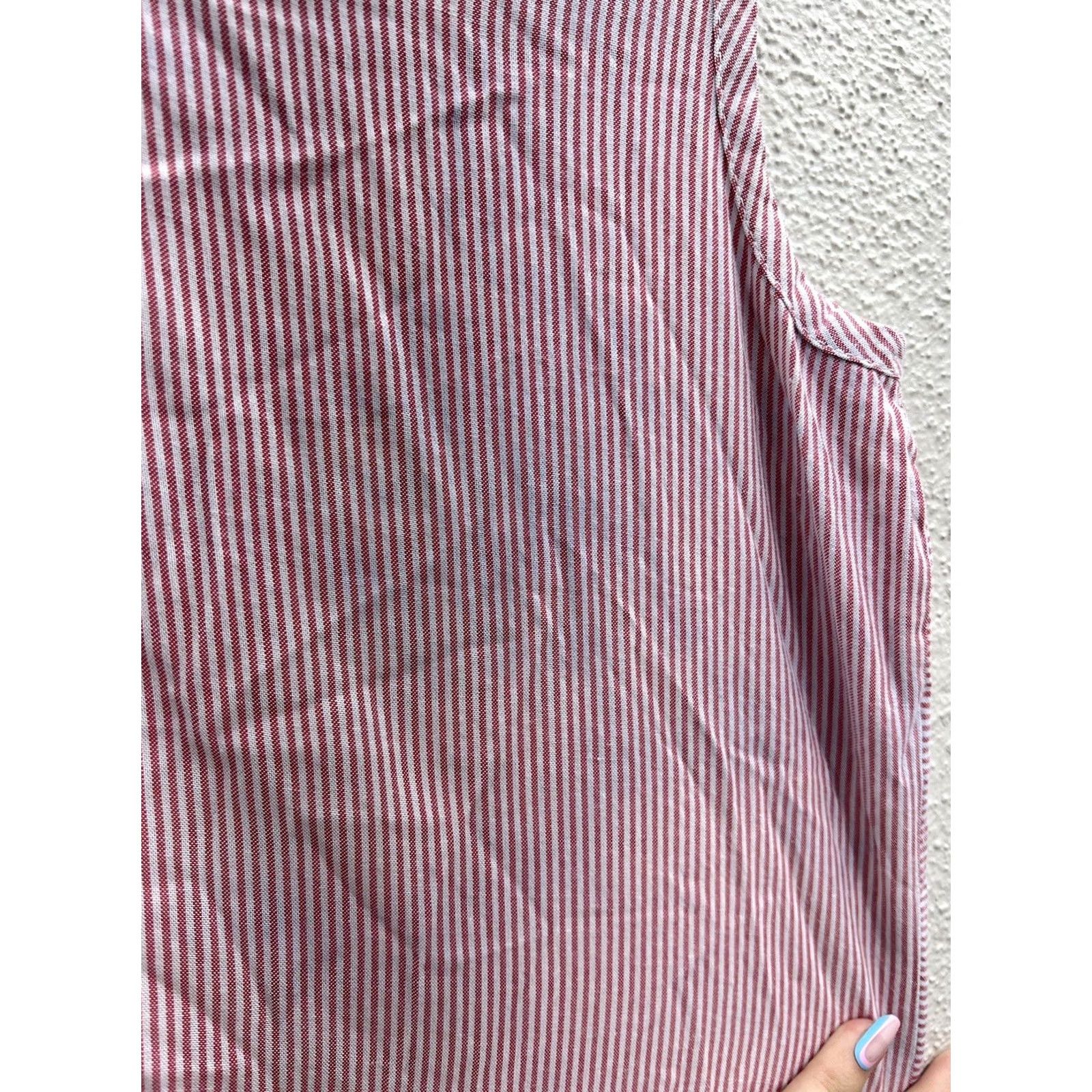 Pinko VINTAGE Womens Thats Me! Tank Top Pink and White Striped Size 5/6 Size S / US 4 / IT 40 - 7 Thumbnail