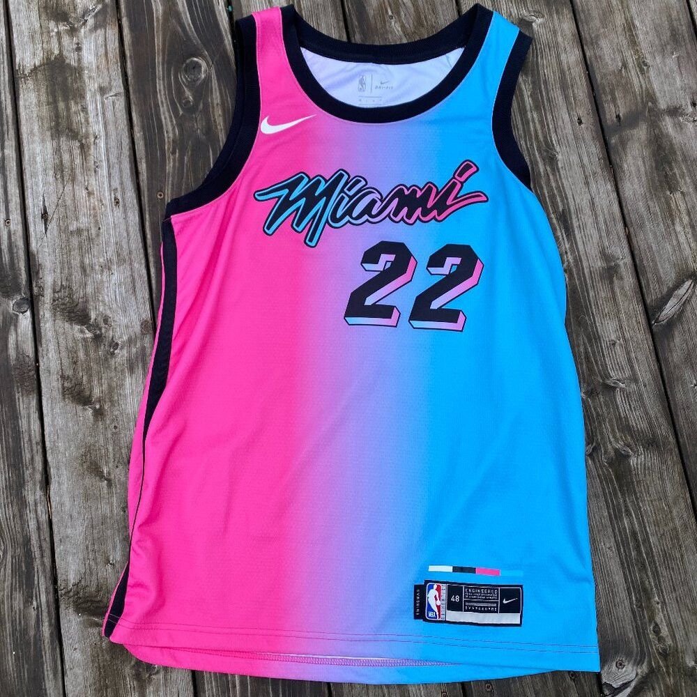 Nike Nike X NBA Miami Heat Jimmy Butler Jersel Size Large 48 Con Size US L / EU 52-54 / 3 - 1 Thumbnail