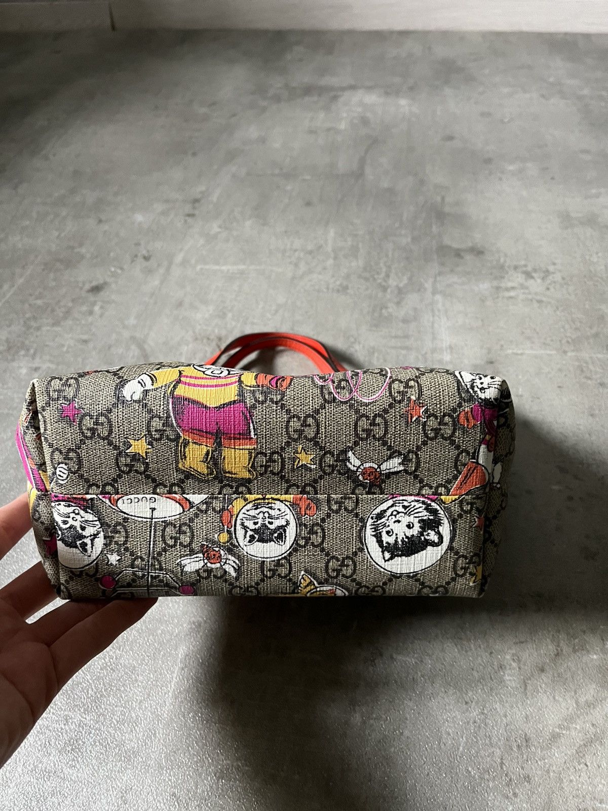 Gucci Gucci GG Monogram Spacecat leather tote bag Size ONE SIZE - 5 Thumbnail