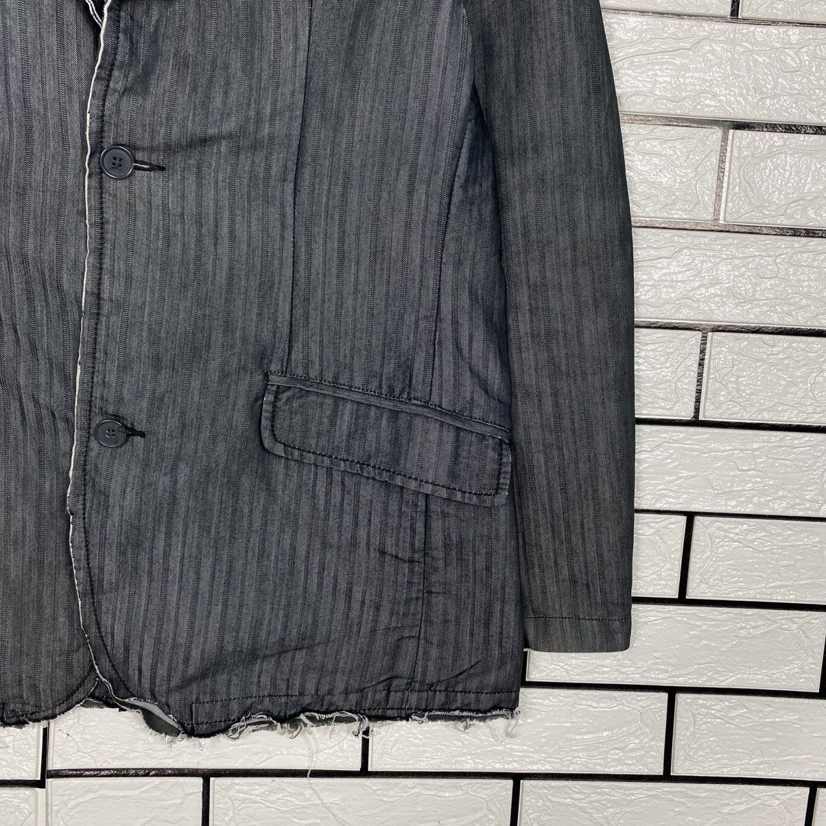 Japanese Brand 📌Vintage Hickory Chore Striped Jacket Otarie Issey Miyake Size US L / EU 52-54 / 3 - 6 Thumbnail