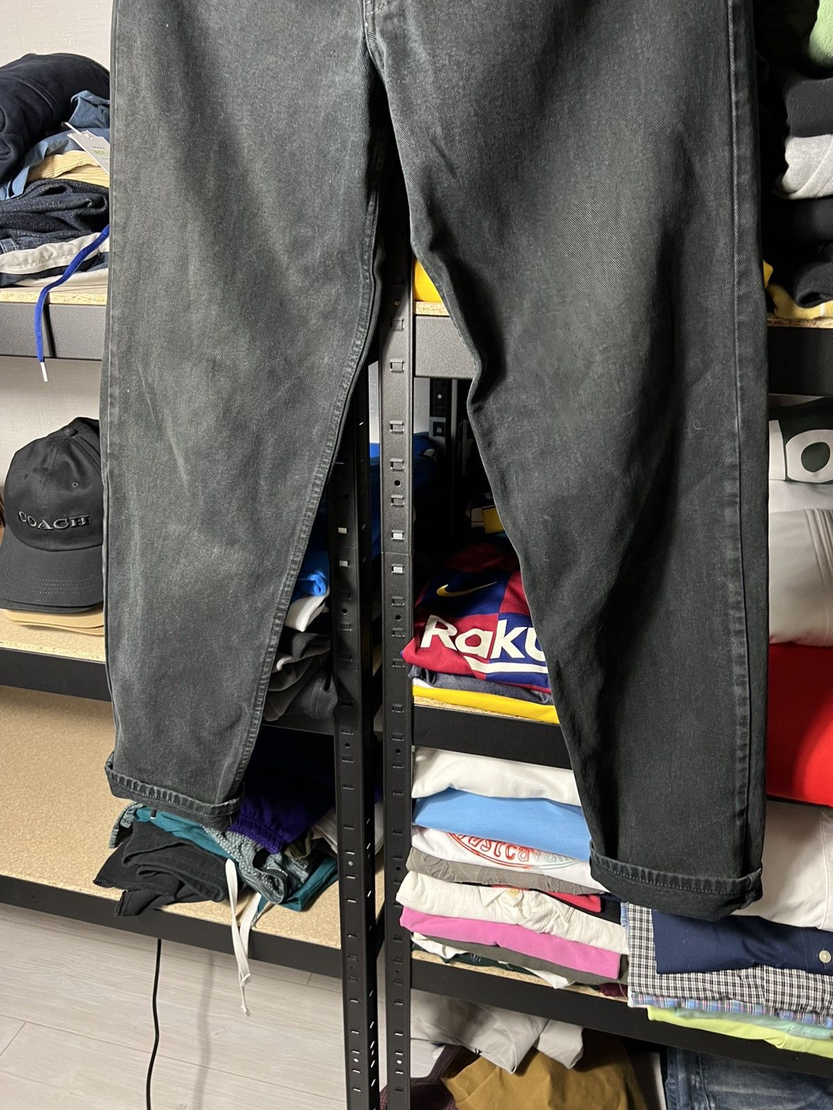 Calvin Klein Calvin Klein Jeans Men’s Vintage Black Denim Pants Easy Fit Size US 32 / EU 48 - 9 Thumbnail