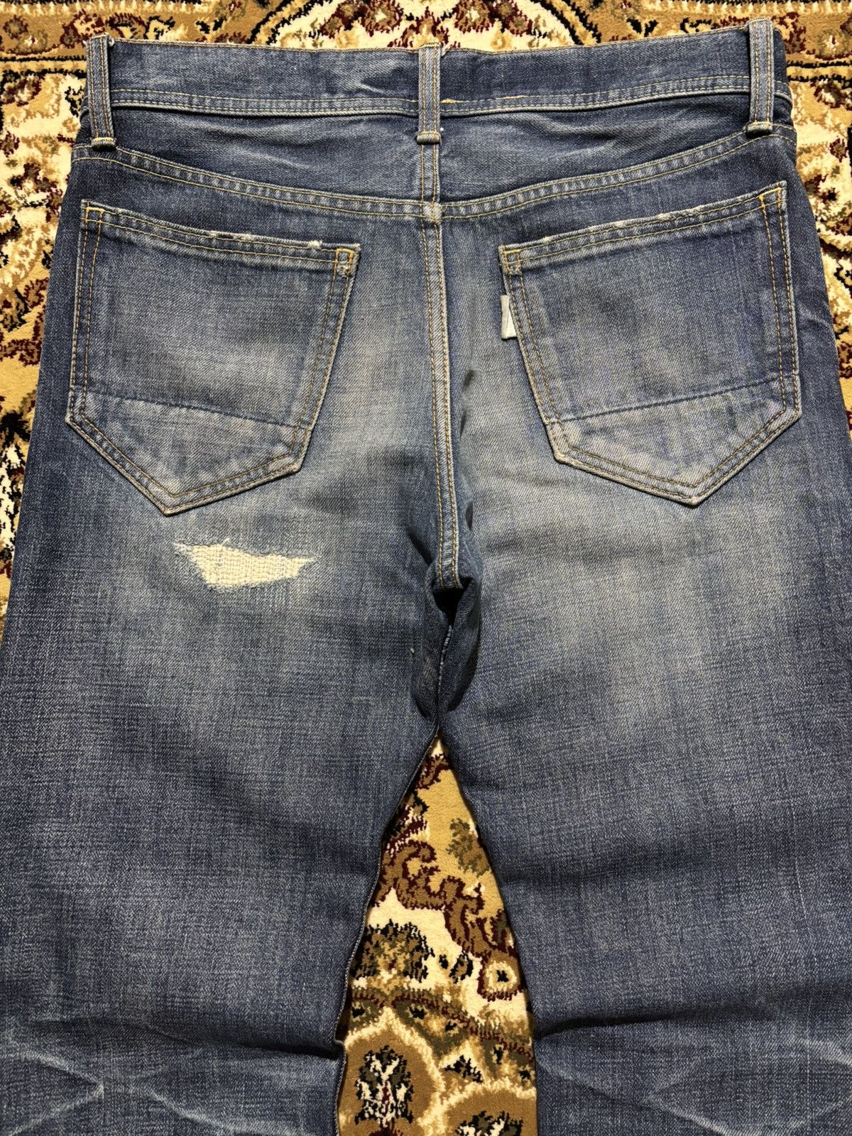 Kapital MTYF Japan Kapital Style Selvedge Patchwork Distress Jeans Size US 30 / EU 46 - 11 Thumbnail