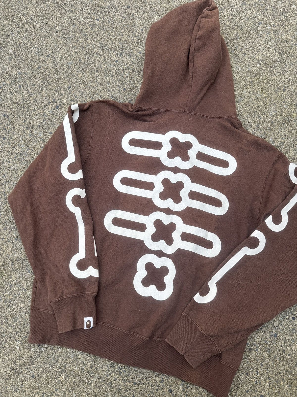 Bape OG Bape Skelton Full Zip Hoodie Size US M / EU 48-50 / 2 - 2 Thumbnail