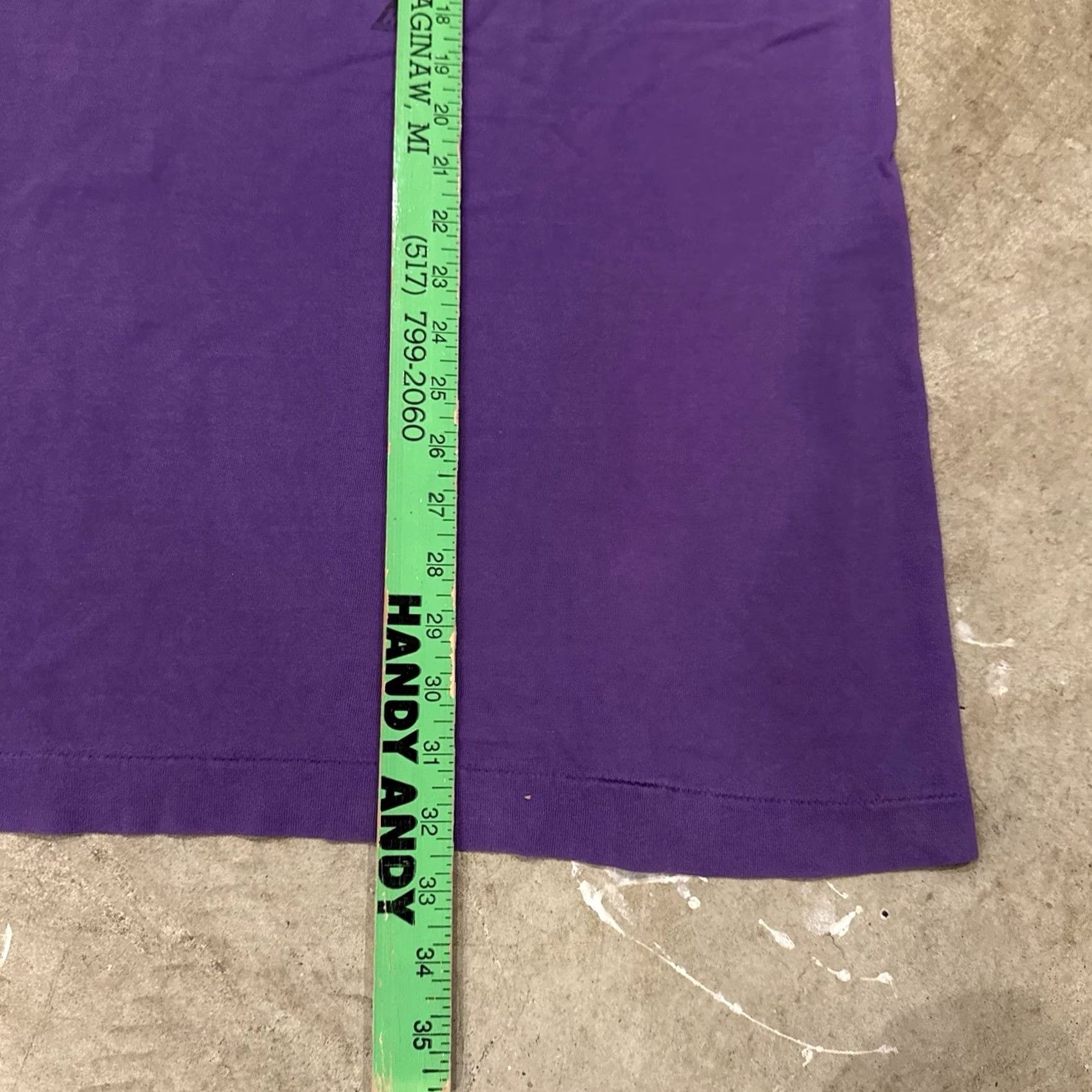 Fruit Of The Loom VINTAGE Minnesota Moose IHL Defunct St. Paul MN Mens 2XL T-Shirt Purple Graphic Tee Retro Unisex Adults Mens Size US XXL / EU 58 / 5 - 7 Thumbnail