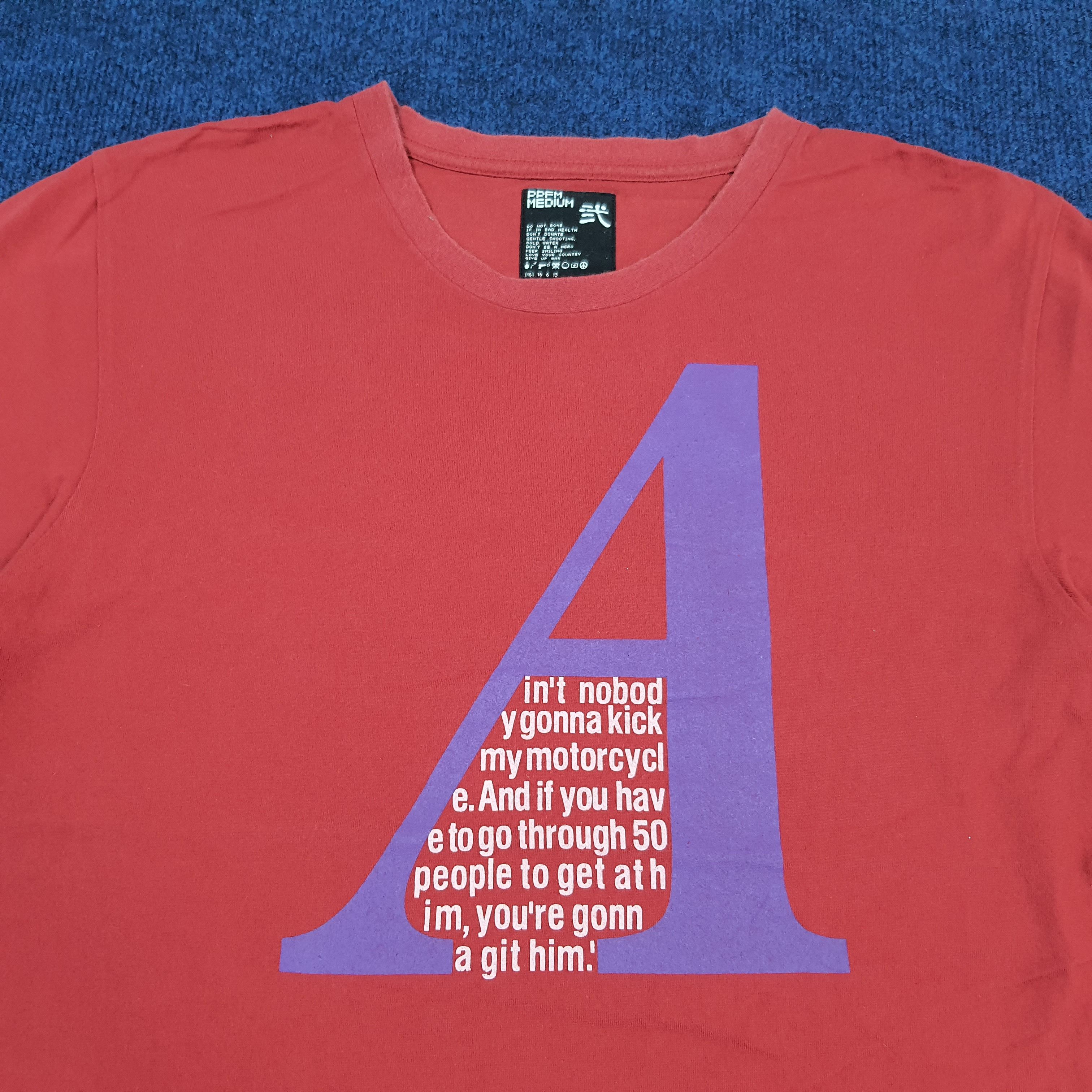 Japanese Brand × PPFM × Vintage Vintage PPFM Japanese Brand Tshirt Size US M / EU 48-50 / 2 - 2 Thumbnail