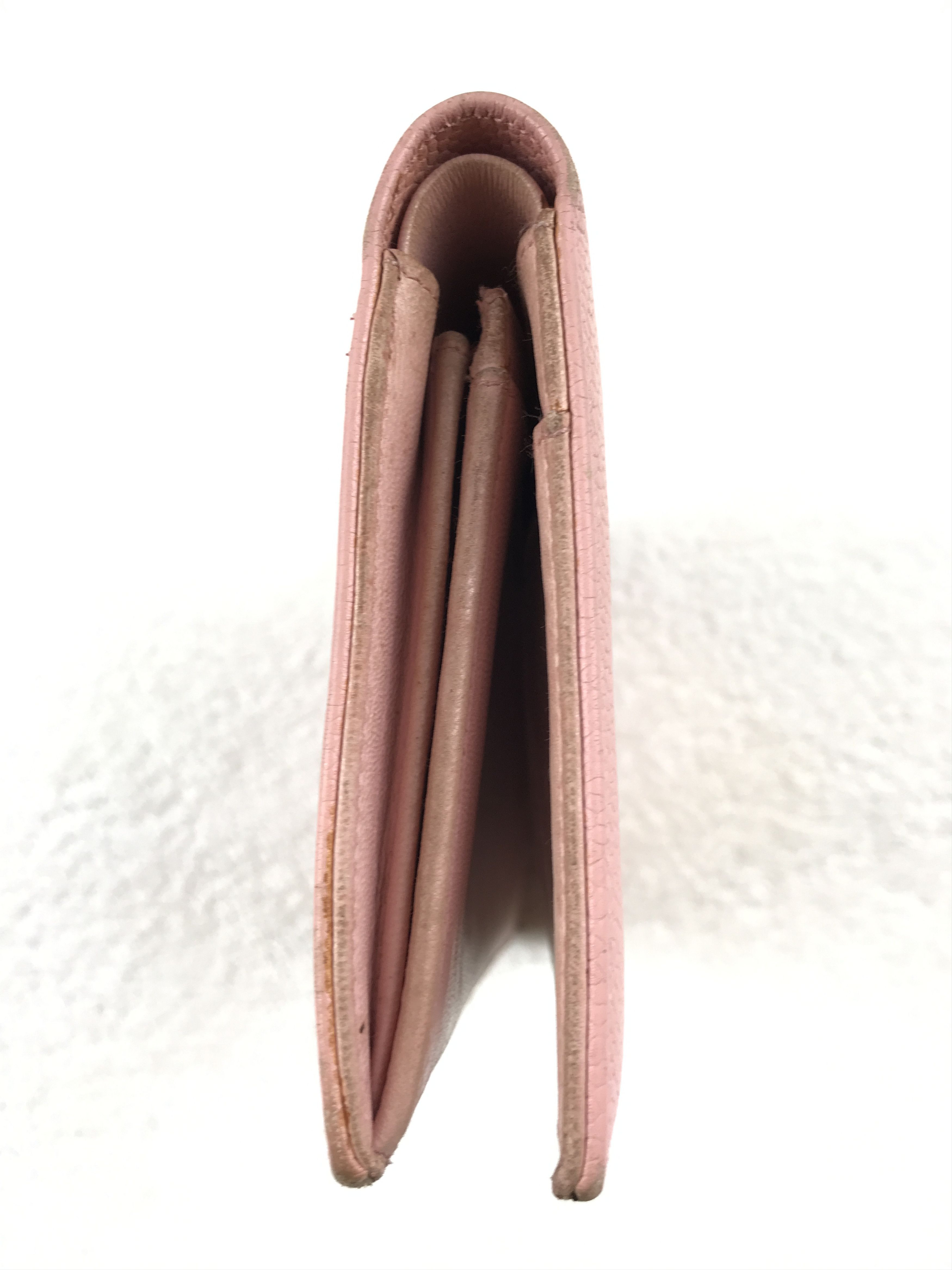 Chanel Vintage Chanel Pink CC Logo Caviar Leather Wallet With Box Size ONE SIZE - 6 Thumbnail