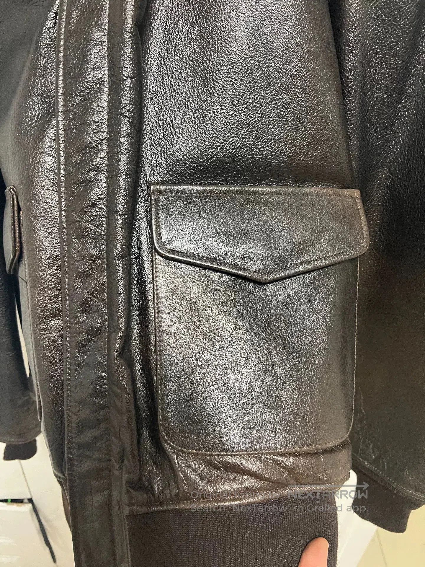 Wings + Horns Us Wings Leather A2 Flight Jacket. Size US XL / EU 56 / 4 - 2 Thumbnail