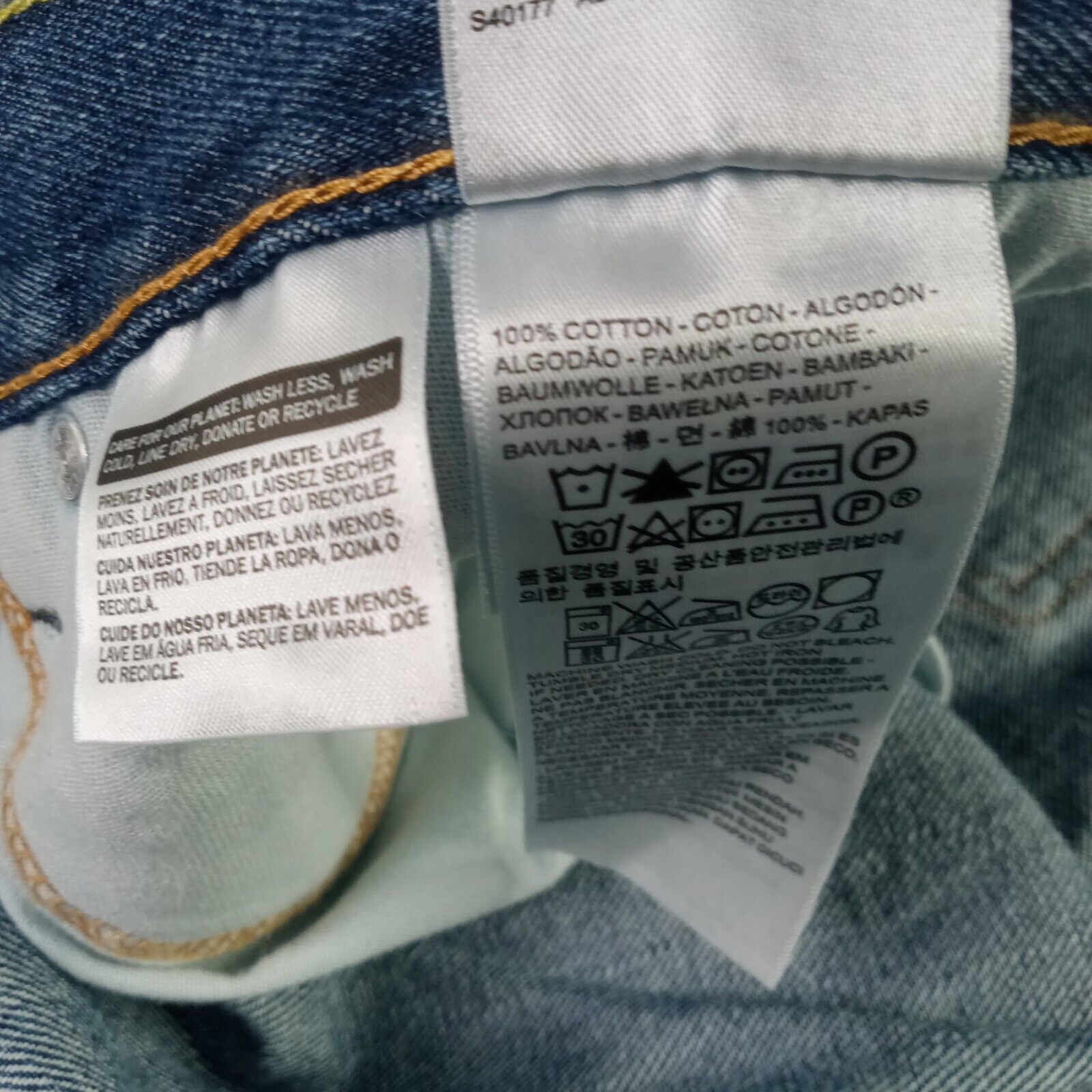 Levi's Levi's 550 Relaxed Jeans Men’s Size 58x32 Blue Loose Tapered Size US 44 / EU 60 - 4 Thumbnail