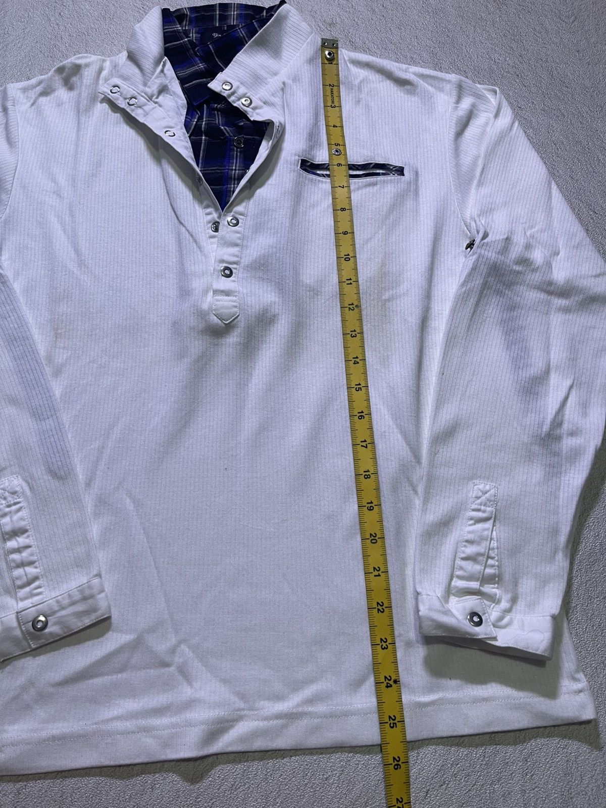 Japanese Brand Y2K YIN & YANG long sleeve t-shirt with double layer pattern Size US M / EU 48-50 / 2 - 7 Thumbnail