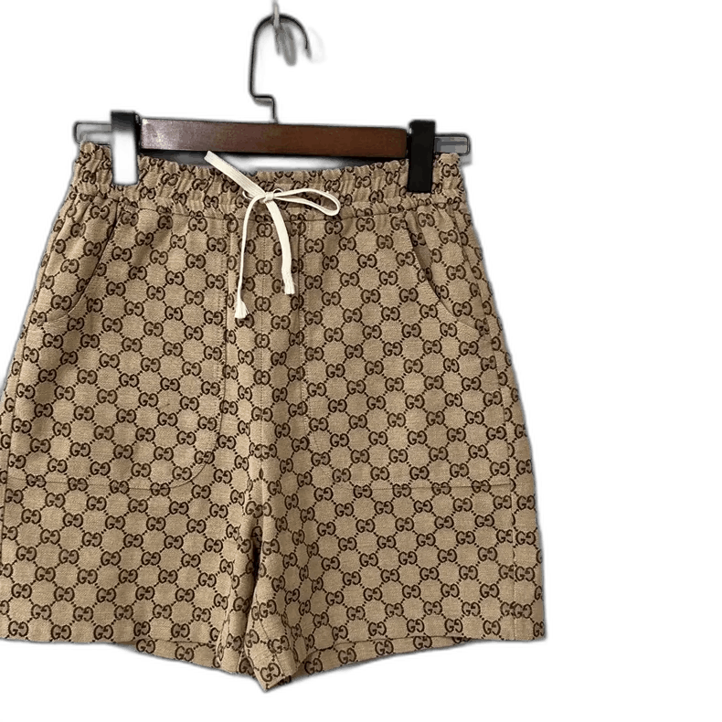 Gucci Gucci Logo Print Denim Shorts-2506 Size 22" - 1 Thumbnail