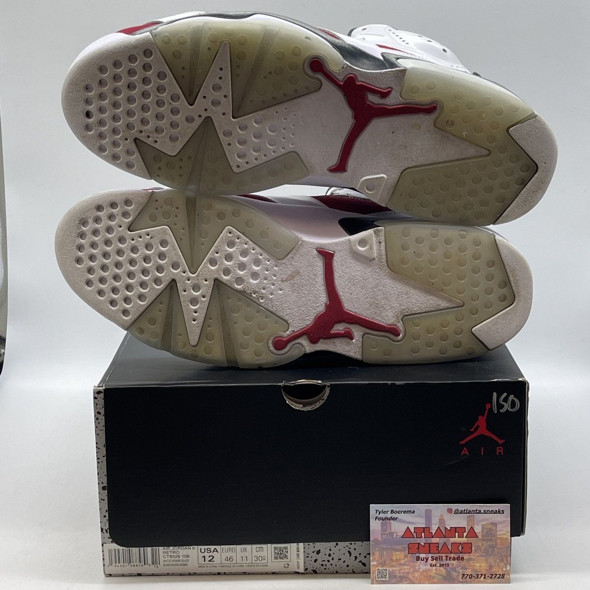 Jordan Brand Air Jordan 6 carimine Size US 12 / EU 45 - 6 Thumbnail
