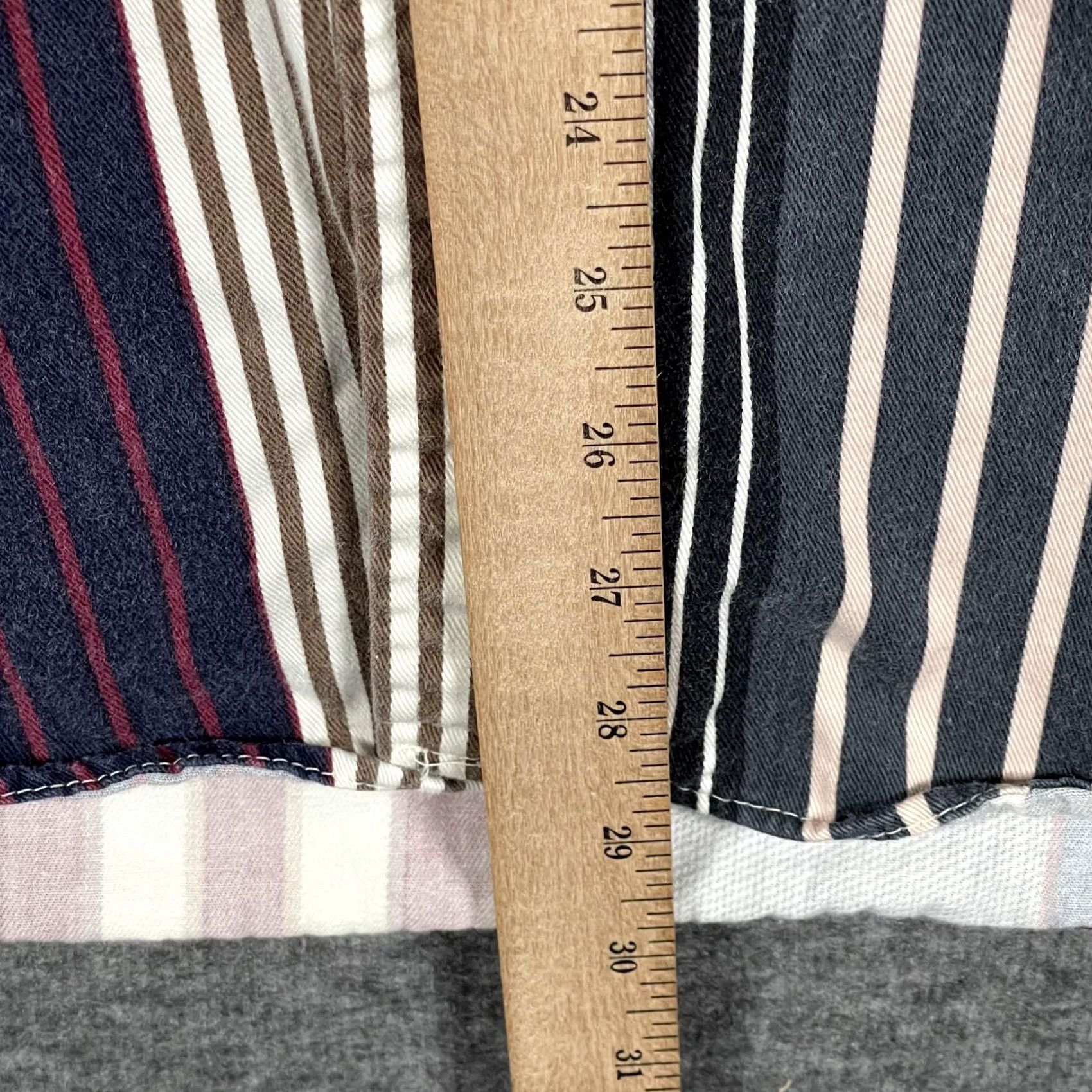 Roper VTG Roper Shirt Mens XL Button-Down Western Striped Casual Button-Up Rodeo Blue Multicolor Pocketed Long Sleeve Size US XL / EU 56 / 4 - 7 Thumbnail