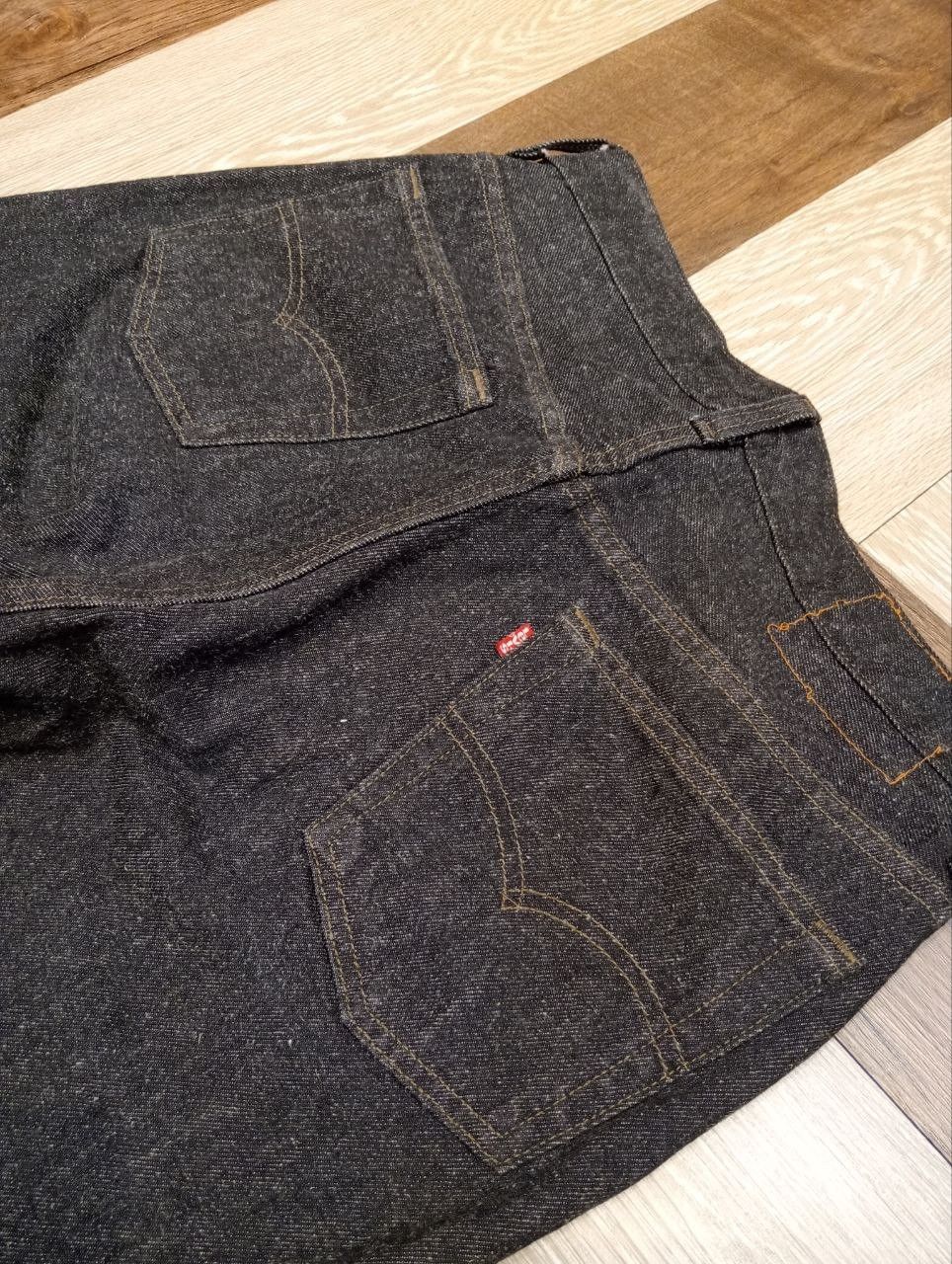 Levi's LEVI'S VINTAGE 501 BLACK DENIM PANTS Size US 30 / EU 46 - 16 Thumbnail