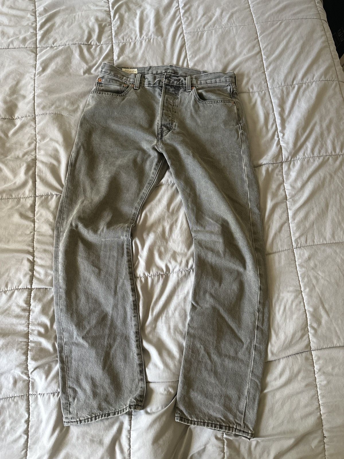 Levi's Vintage Clothing Levi gray washed jeans Size US 31 - 4 Thumbnail