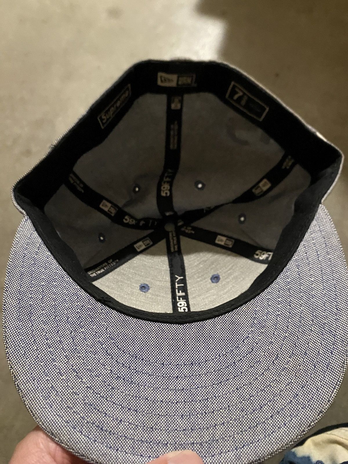 New Era × Supreme Supreme Hat New Era Chambray Side Logo Size ONE SIZE - 4 Thumbnail