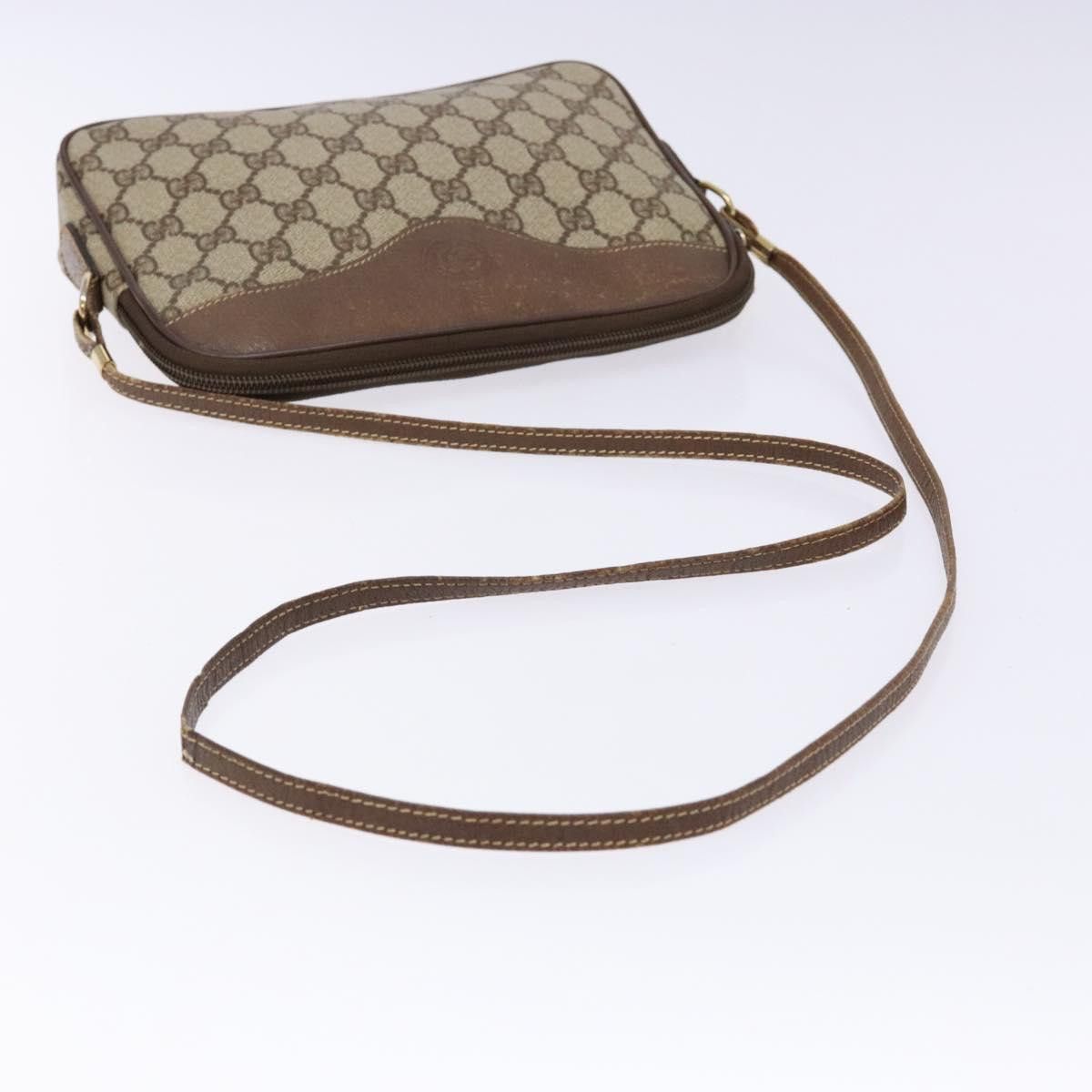 Gucci GUCCI GG Supreme Shoulder Bag Pvc Beige Gold 007 115 6428 Size ONE SIZE - 7 Thumbnail