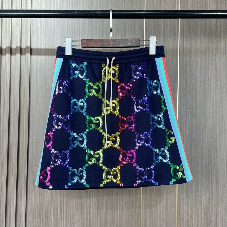 Gucci Gucci Size M Jumping candy full print old flower sequin sk Size 42" / US 20 - 1 Thumbnail