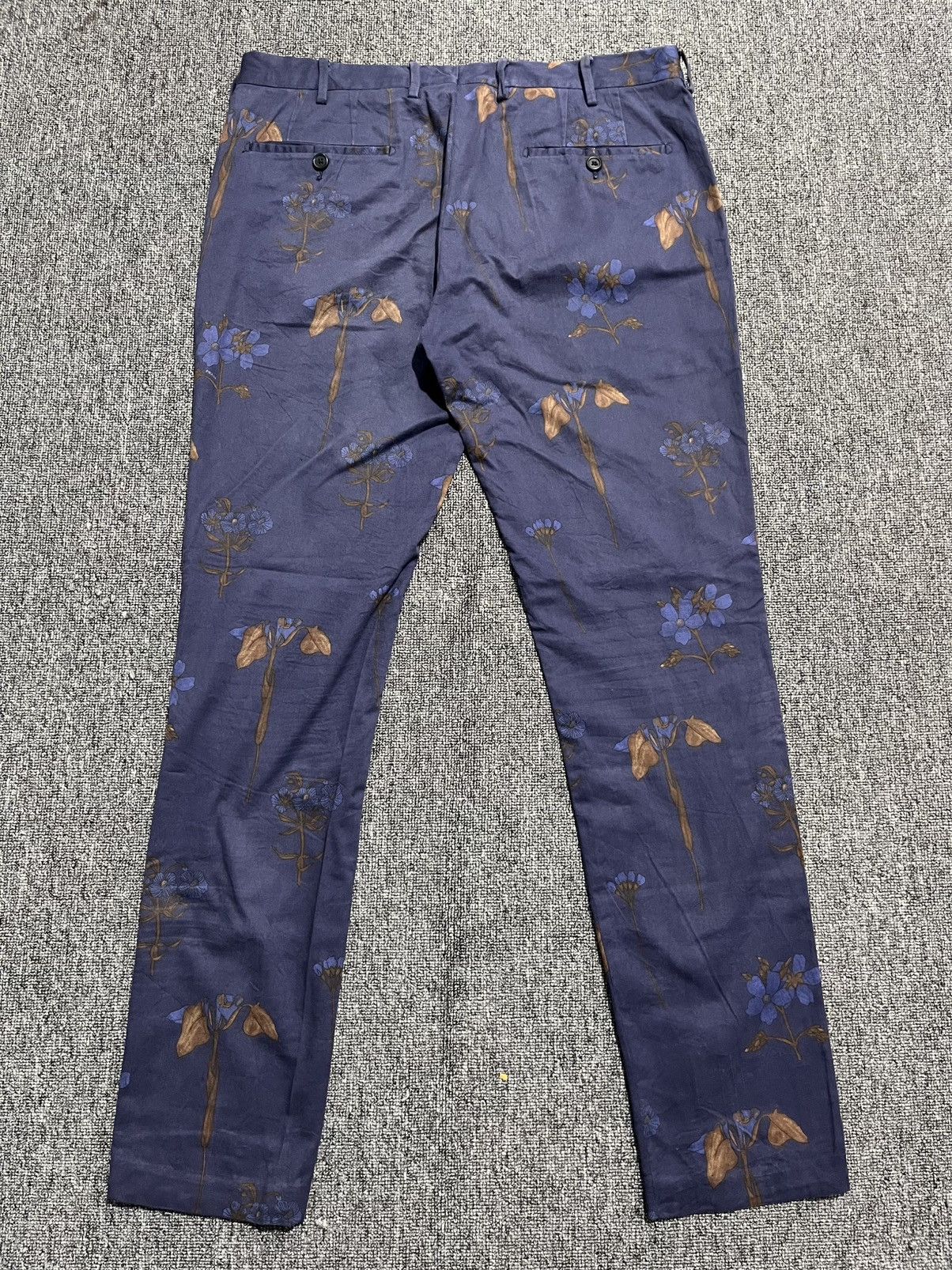 Prada Prada Floral Flower Fullprint Pants Size US 36 / EU 52 - 3 Thumbnail