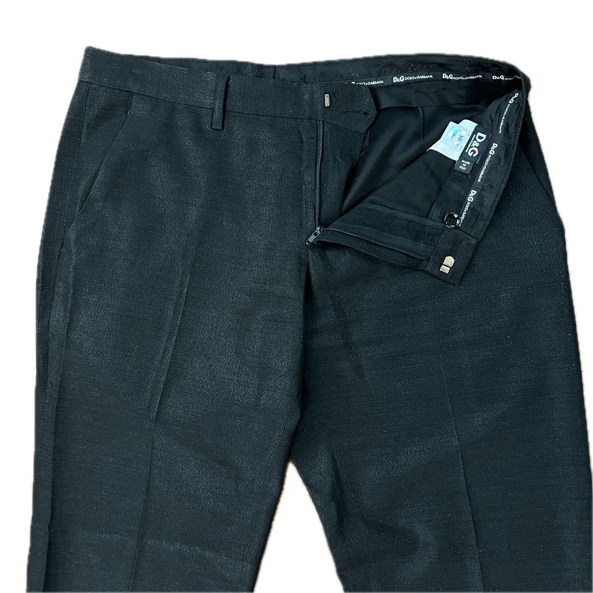 Dolce & Gabbana Dolce & Gabbana Shimmering Pleated Pants Size US 33 - 5 Thumbnail