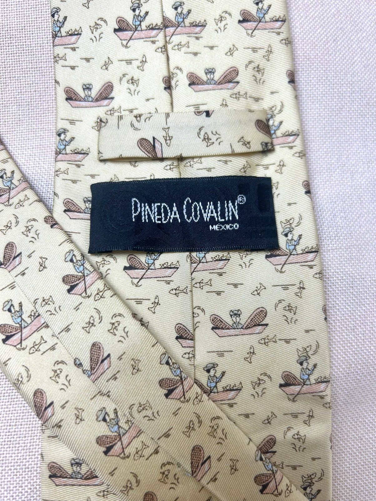 Other Pineda covalin yellow silk tie Size ONE SIZE - 5 Thumbnail