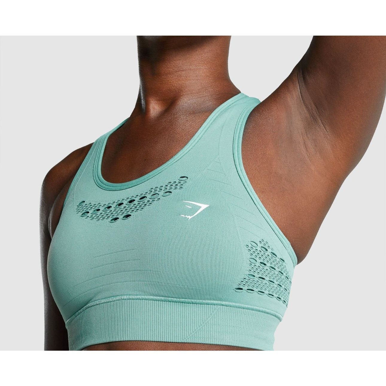 Gymshark Gymshark · Small · Adapt Ombré Seamless Sports Bra · Teal Size ONE SIZE - 6 Thumbnail