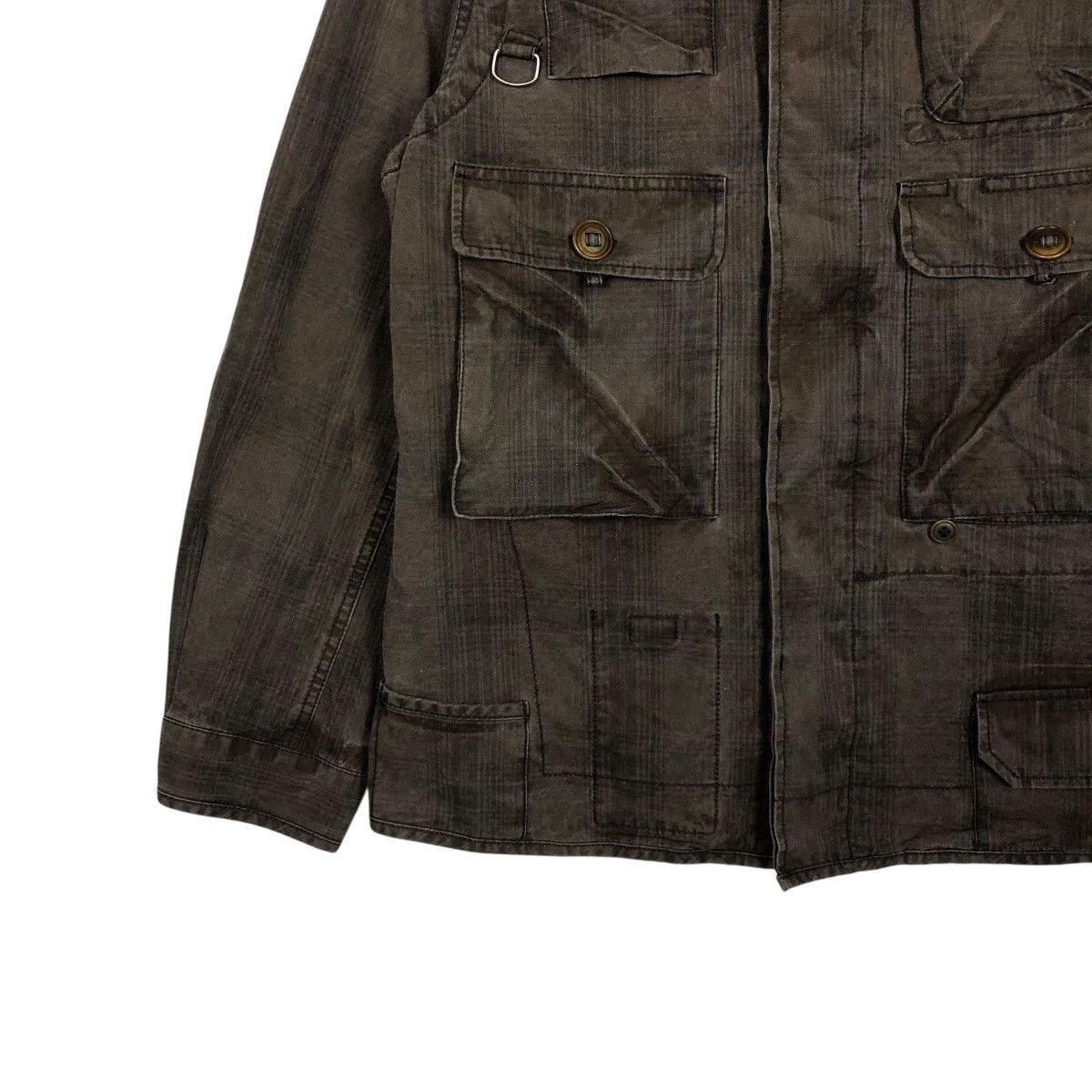 Hysteric Glamour 🔥VINTAGE BIKER JACKET CARGO POCKET PATCH WORK R.NEWBOLD Size US L / EU 52-54 / 3 - 6 Thumbnail