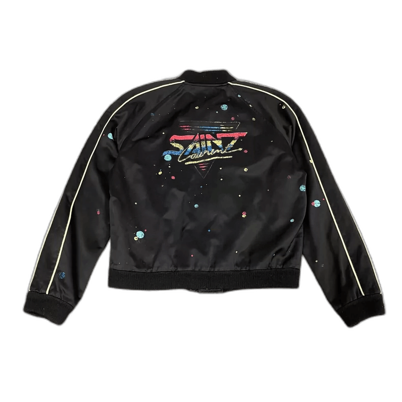 Saint Laurent Paris saint laurent galaxy print baseball jacket Size US M / EU 48-50 / 2 - 1 Thumbnail