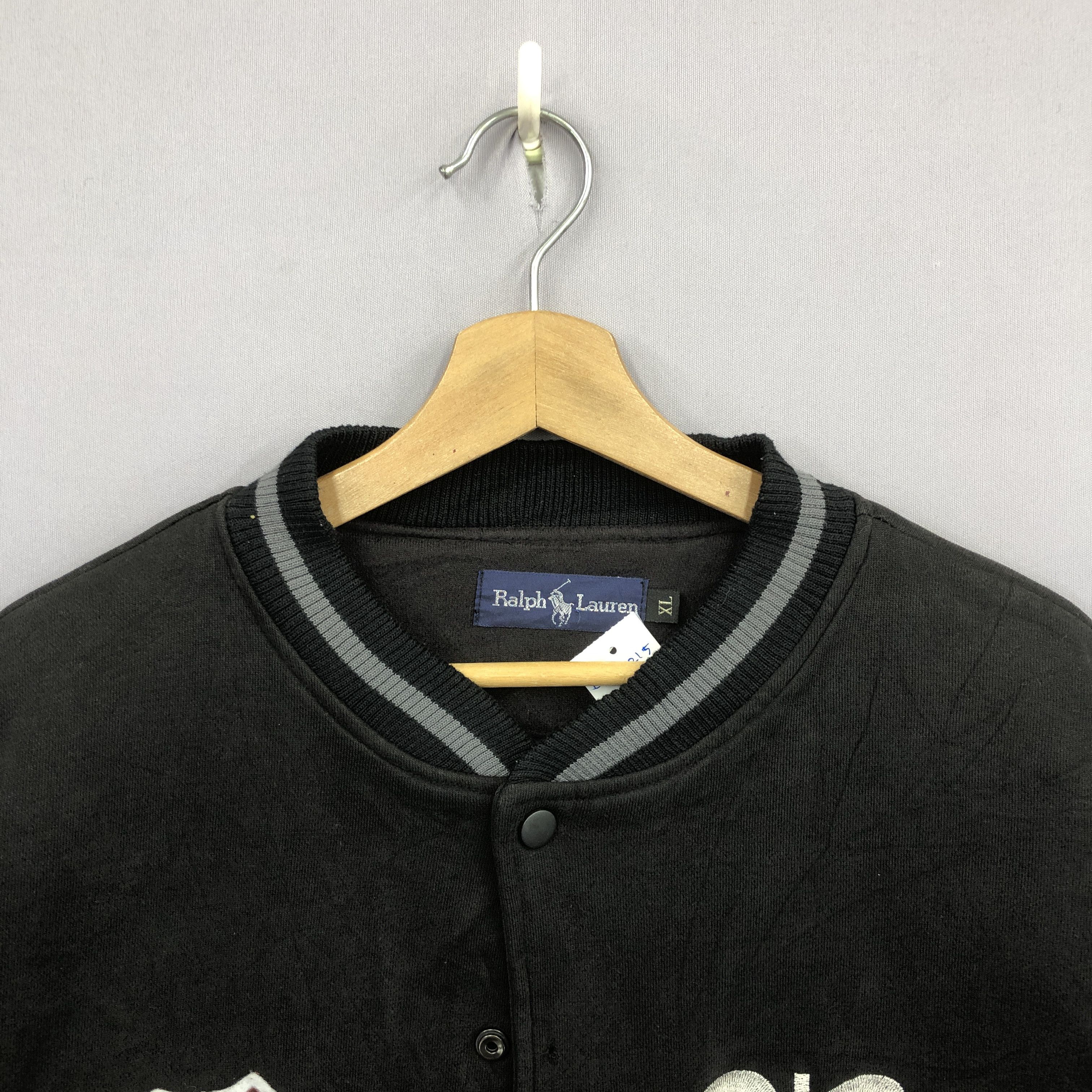 Polo Ralph Lauren × Vintage Vintage Polo Ralph Lauren Sweater Varsity Button Sweatshirt Size US XL / EU 56 / 4 - 3 Thumbnail