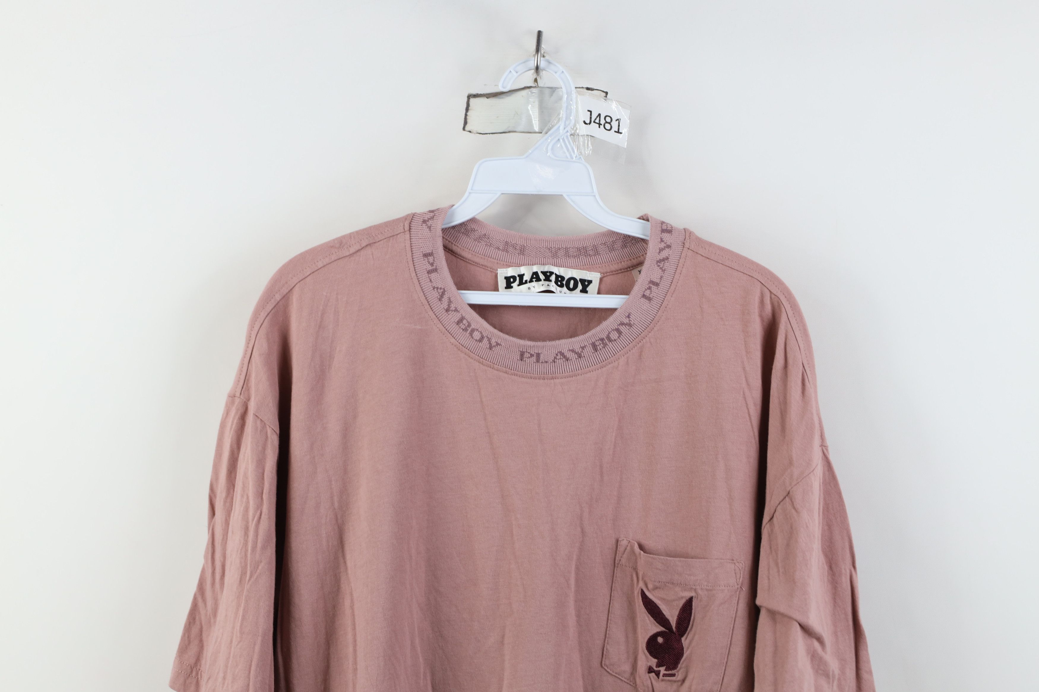 Playboy Pacsun x Playboy Bunny Pocket Short Sleeve T-Shirt Pink Size US XL / EU 56 / 4 - 2 Thumbnail