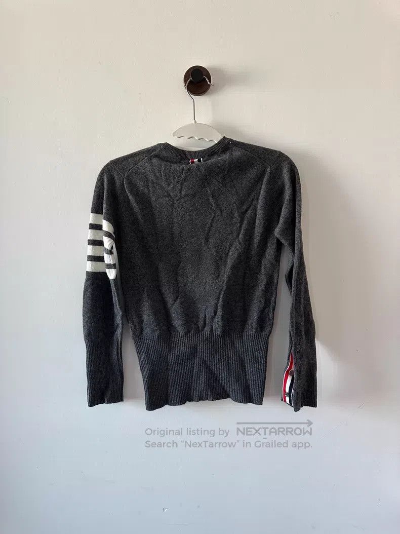 Thom Browne Thom Browne Medium gray cashmere sweater Size US XXS / EU 40 - 2 Thumbnail
