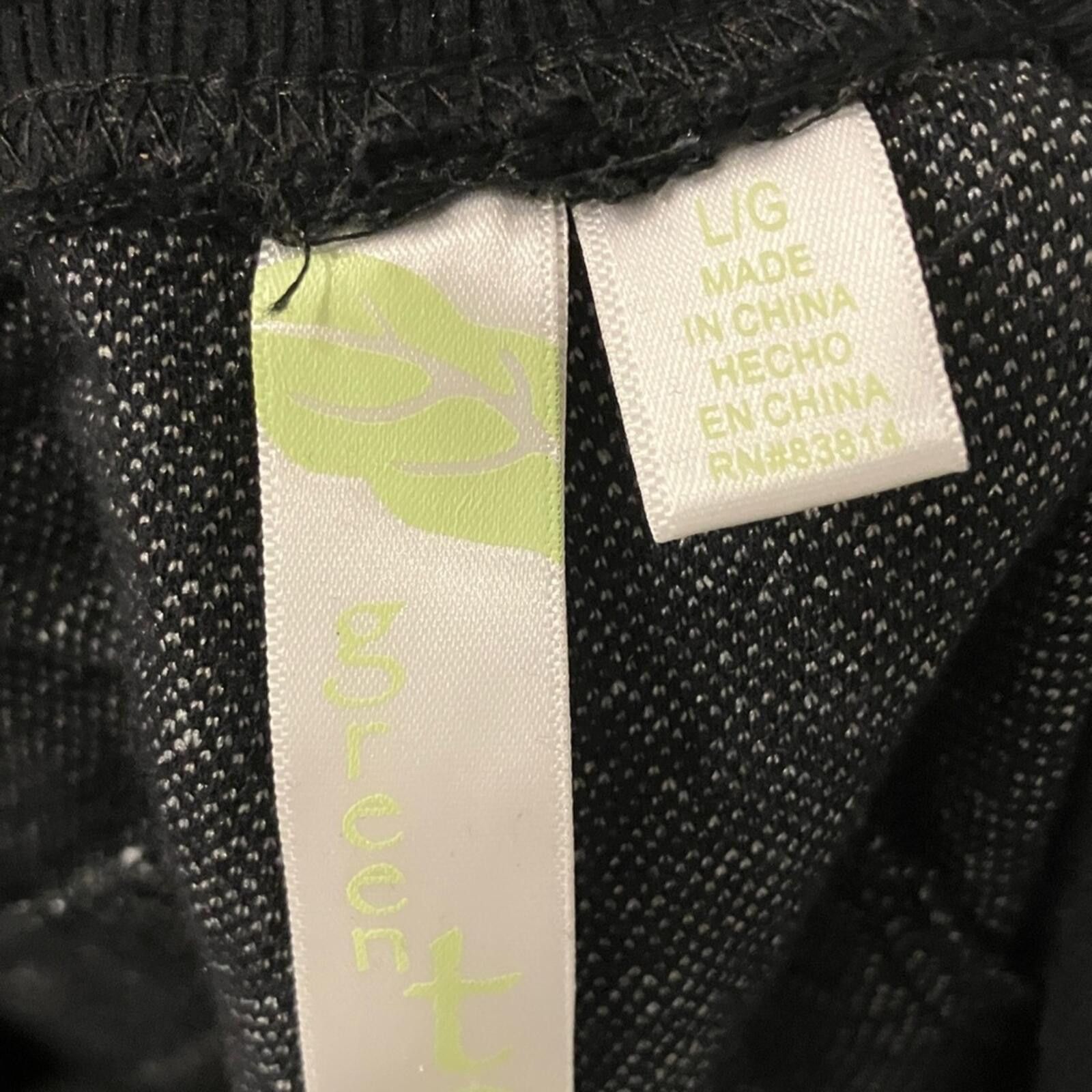 Other GreenTea Black and Gray Track Pants Size 36" / US 14 / IT 50 - 2 Thumbnail