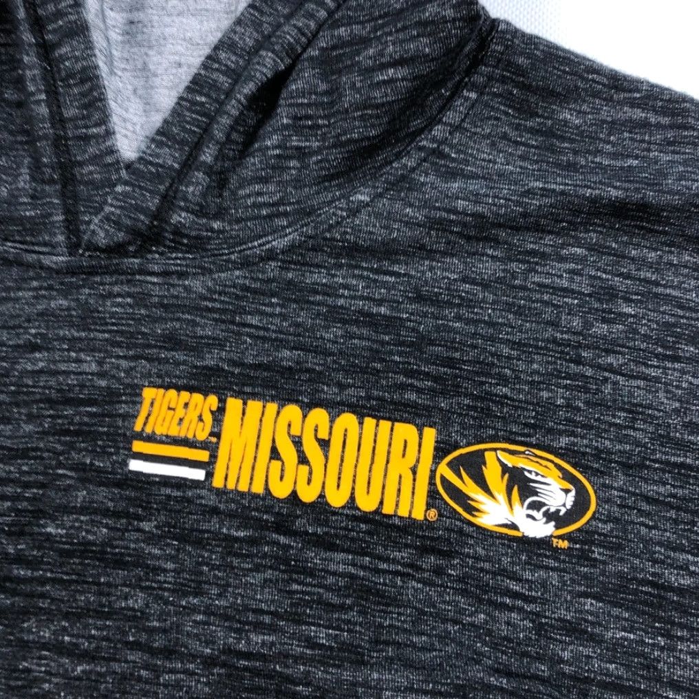 Nike VINTAGE Nike Dri-Fit Missouri Tigers Pullover Hoodie Shirt Mens XL Black Gray Activewear Size US XL / EU 56 / 4 - 3 Thumbnail