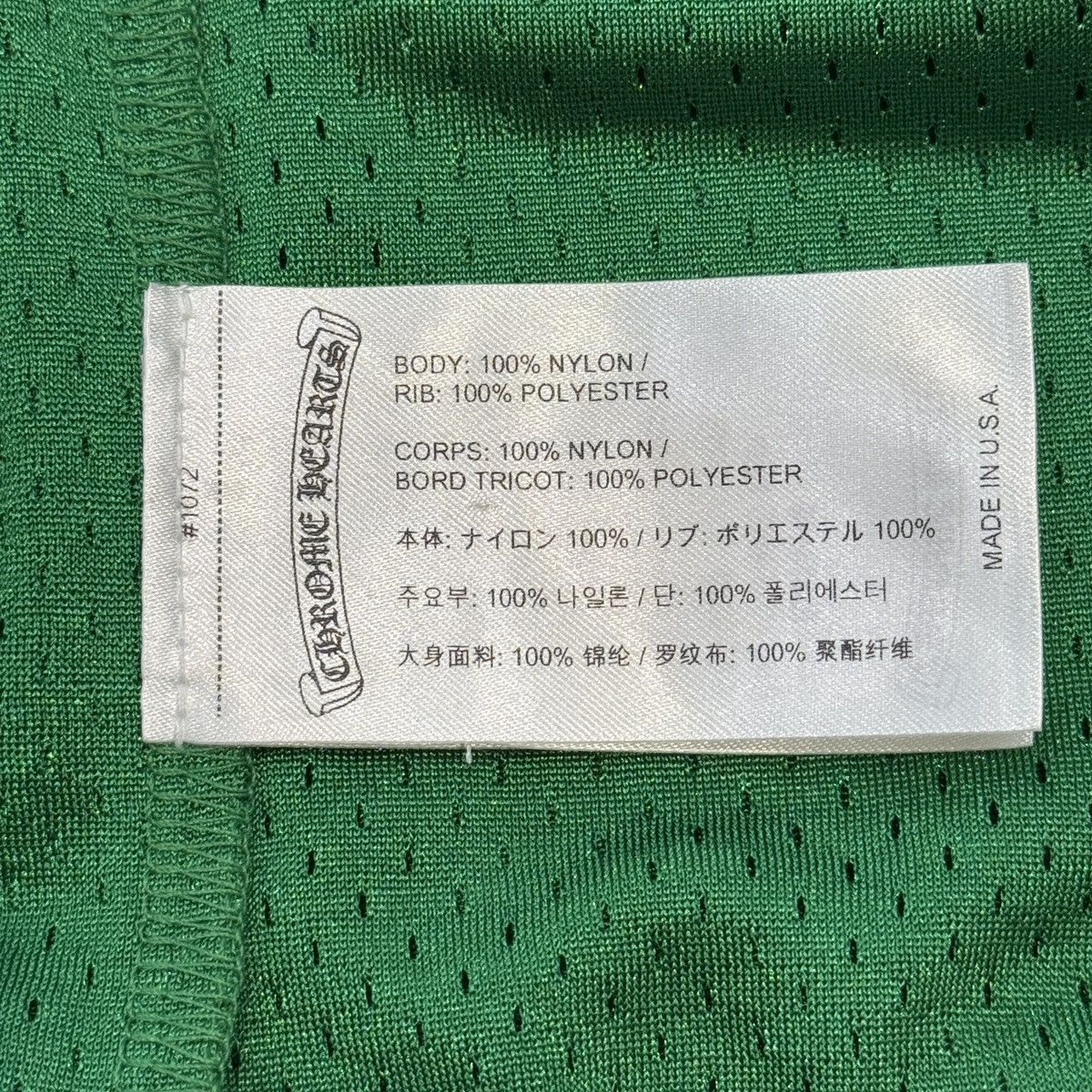 Chrome Hearts CHROME HEARTS Mesh Jersey Long Sleeve Tee GREEN Size US L / EU 52-54 / 3 - 8 Thumbnail