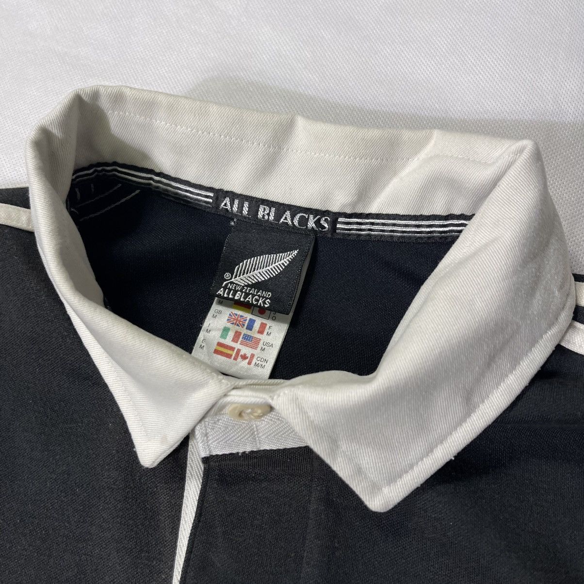All Blacks Vintage 90s Adidas All Black Rugby Polo Shirt Size US M / EU 48-50 / 2 - 4 Thumbnail