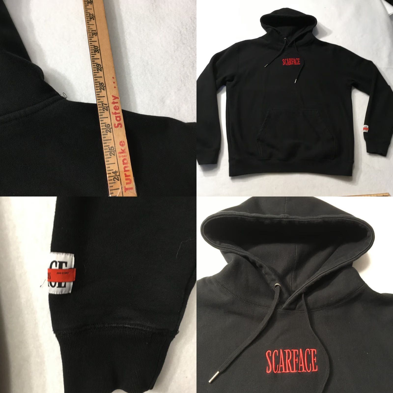 Vintage Scarface Hoodie Mens 2XL Black Fleece Graphic Pullover Shoe Palace Sweatshirt Size US XXL / EU 58 / 5 - 8 Thumbnail
