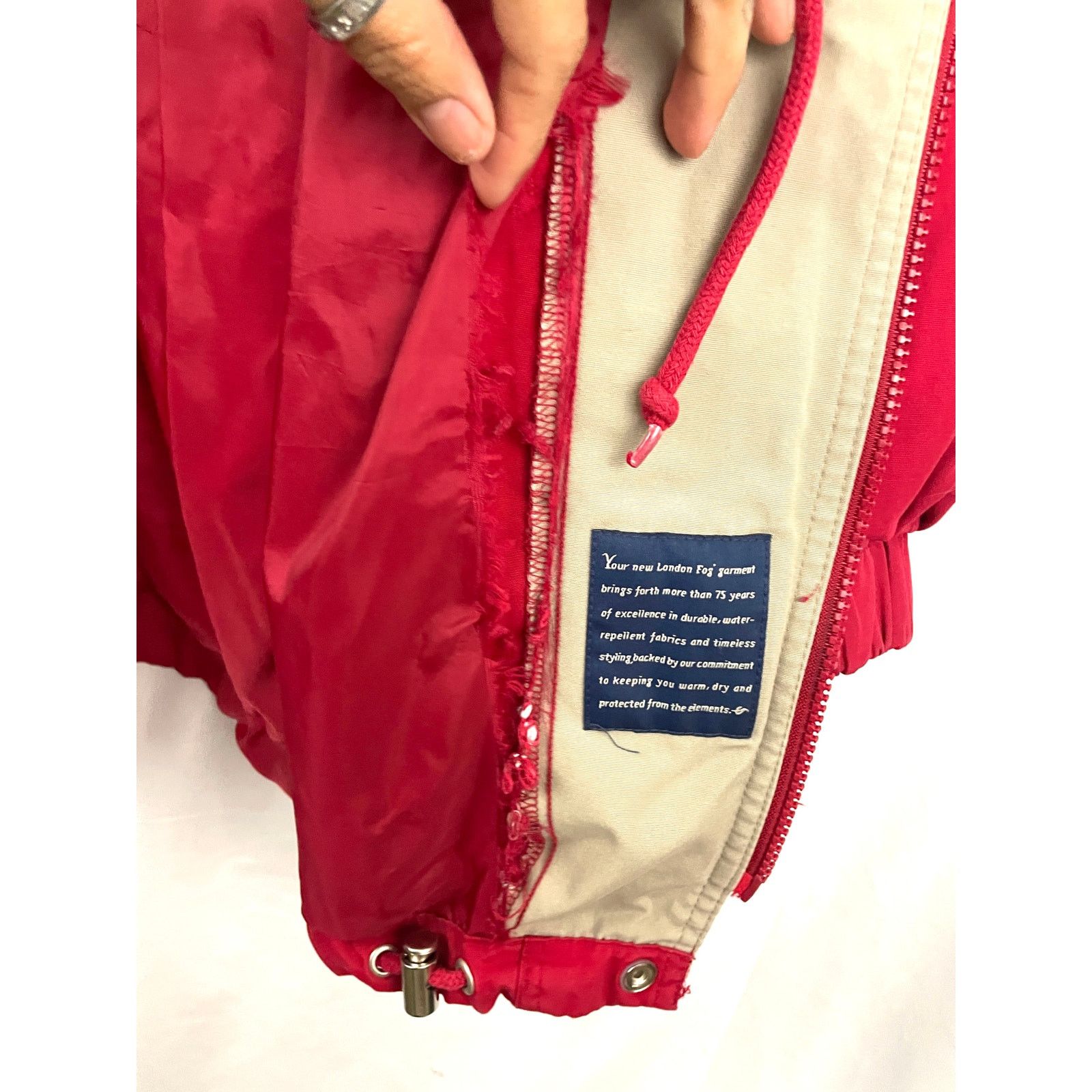 London Fog VTG London Fog Limited Edition Full Zip Jacket Women LARGE Size L / US 10 / IT 46 - 12 Thumbnail