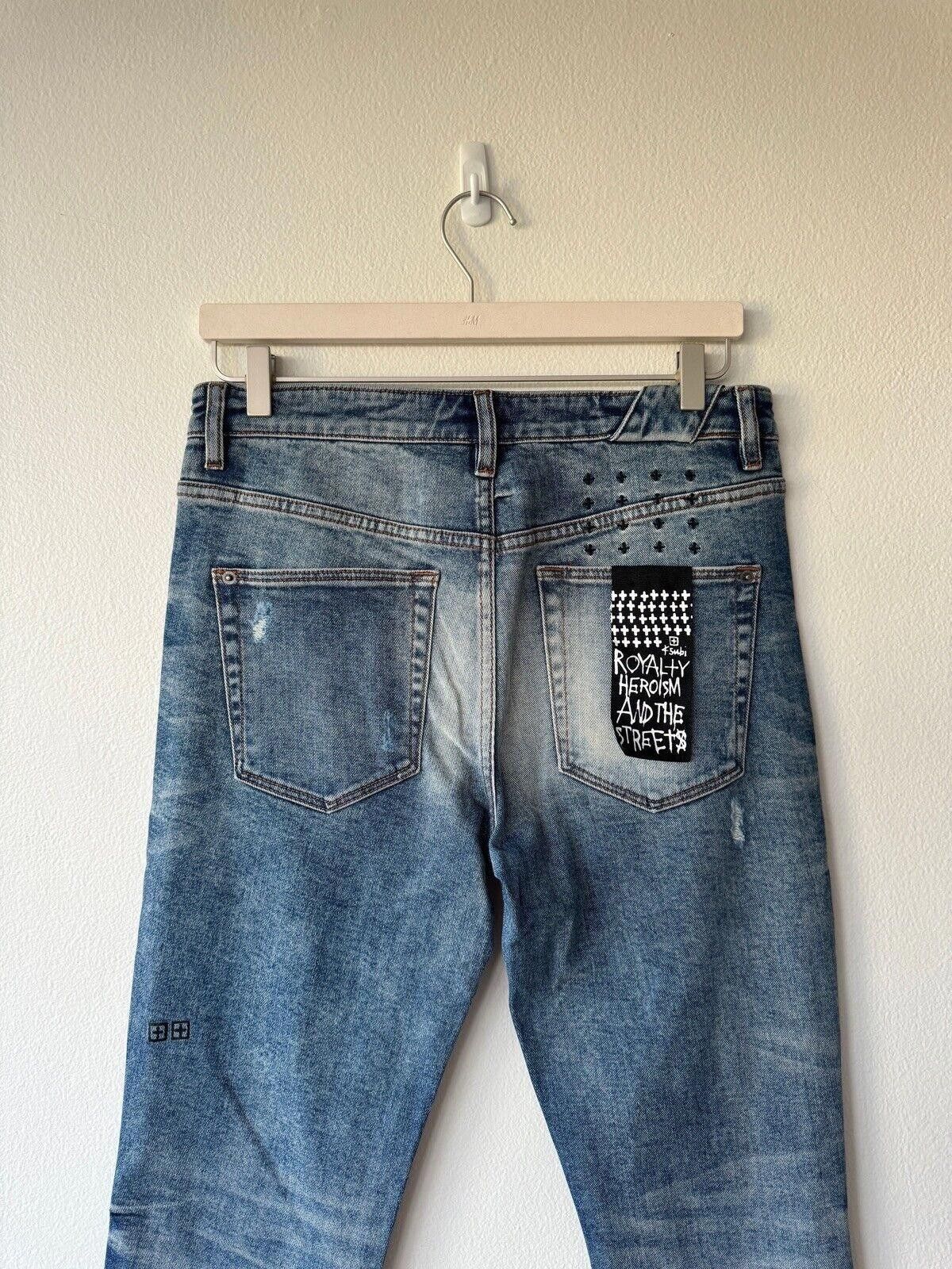 Ksubi new Ksubi mens denim jean chitch 32 blue back flag tag Size US 32 / EU 48 - 6 Thumbnail