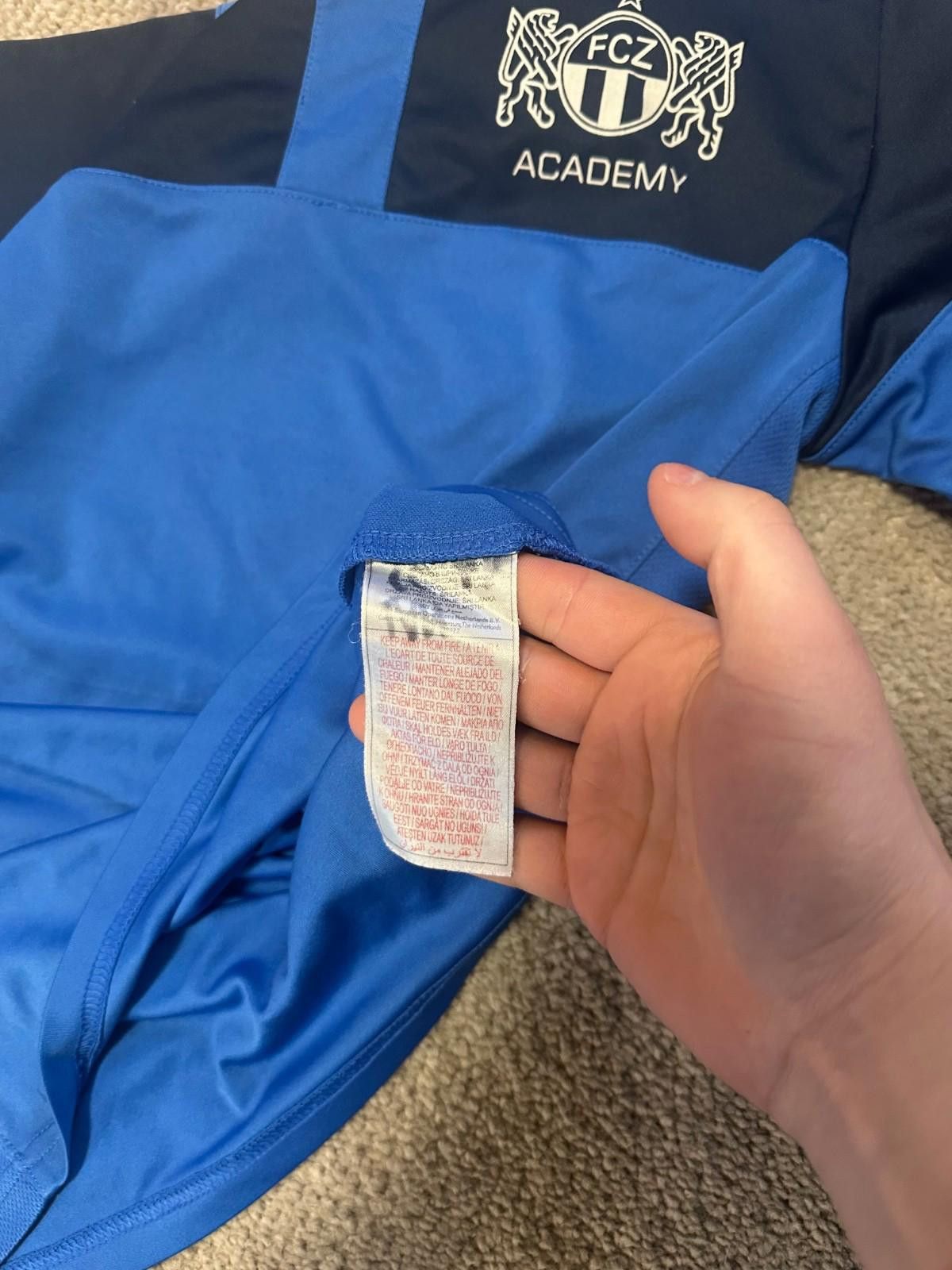 Nike Nike FC Zürich Academy Football Shirt Soccer Jersey Sz S Size US S / EU 44-46 / 1 - 6 Thumbnail