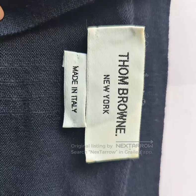 Thom Browne Thom Browne Blue wool cardigan Size XS / US 0-2 / IT 36-38 - 3 Thumbnail