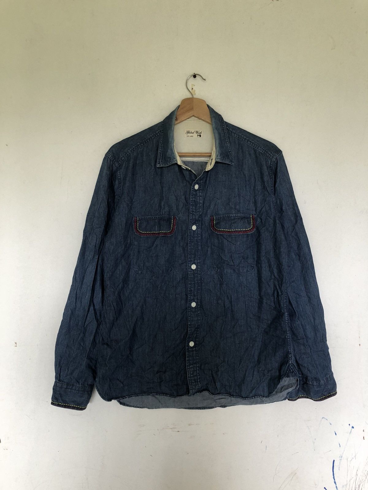 Vintage Y2K Global Work Flannel Jeans