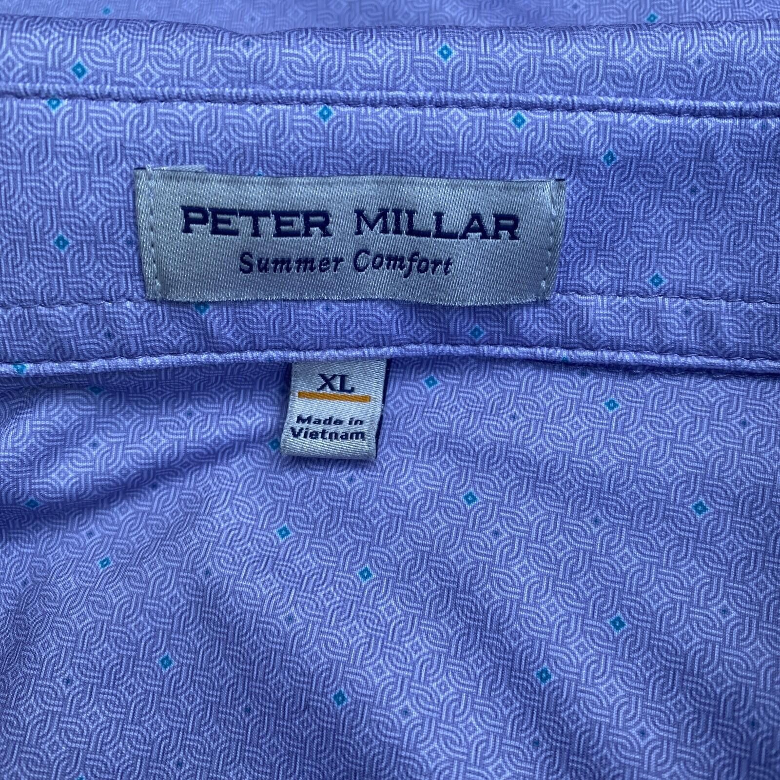 Peter Millar Peter Millar Summer Comfort Polo Shirt Pattern Golf Mens XL Size US XL / EU 56 / 4 - 4 Thumbnail