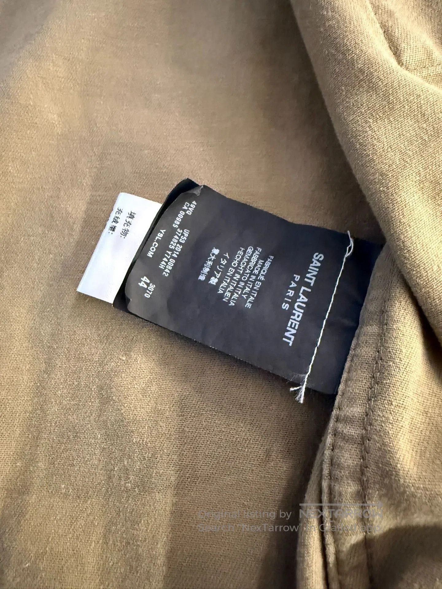 Saint Laurent Paris Saint Laurent Hedi Slimane Camouflage Jacket. Size US S / EU 44-46 / 1 - 6 Thumbnail