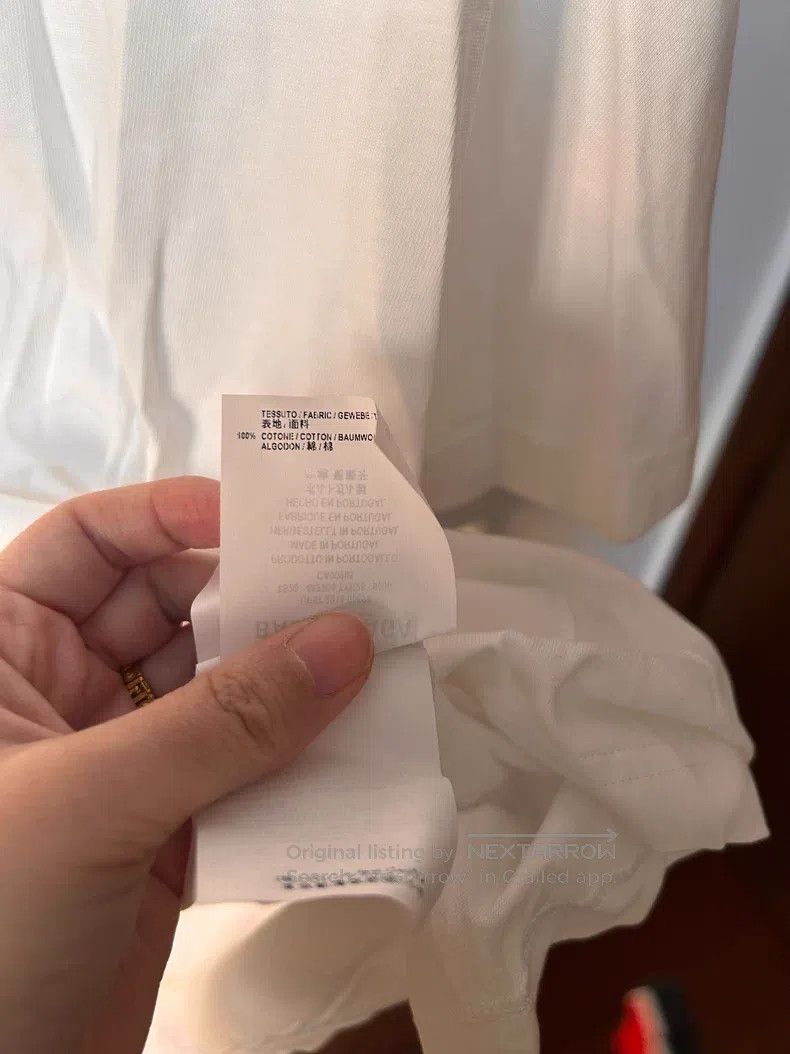 Balenciaga Balenciaga Ladies White Label Short Sleeve T-Shirt Size S / US 4 / IT 40 - 6 Thumbnail