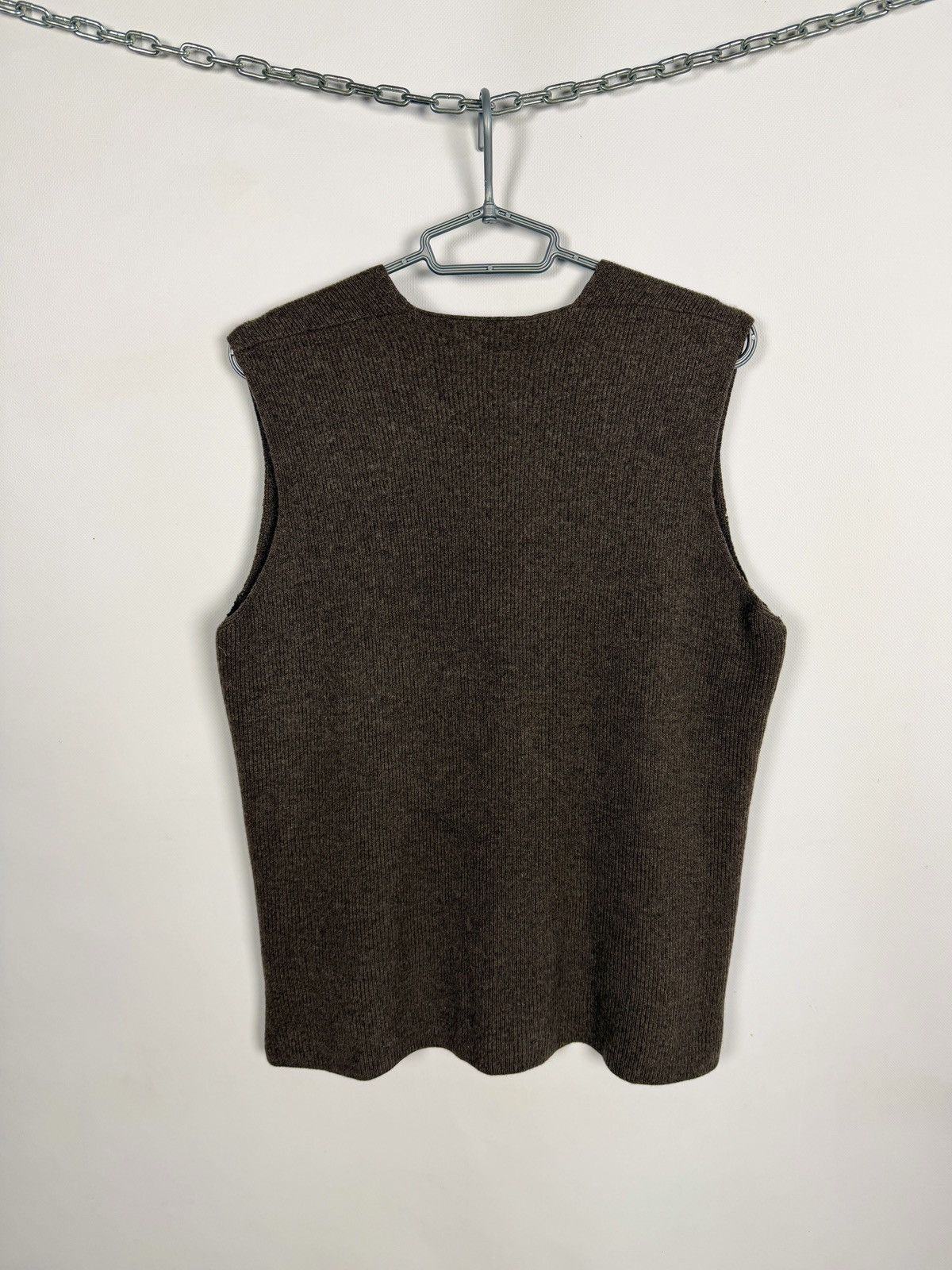 Fedeli Fedeli Cashmere Knit Vest Button Up Sleeveless Italy Size M Size US M / EU 48-50 / 2 - 7 Thumbnail