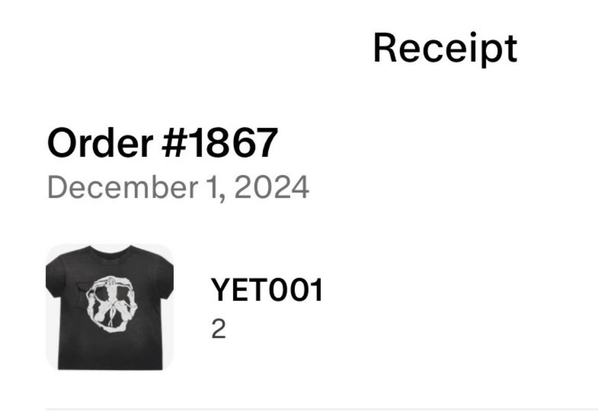 Other OG Yuremane Tee V2 Size US M / EU 48-50 / 2 - 4 Thumbnail