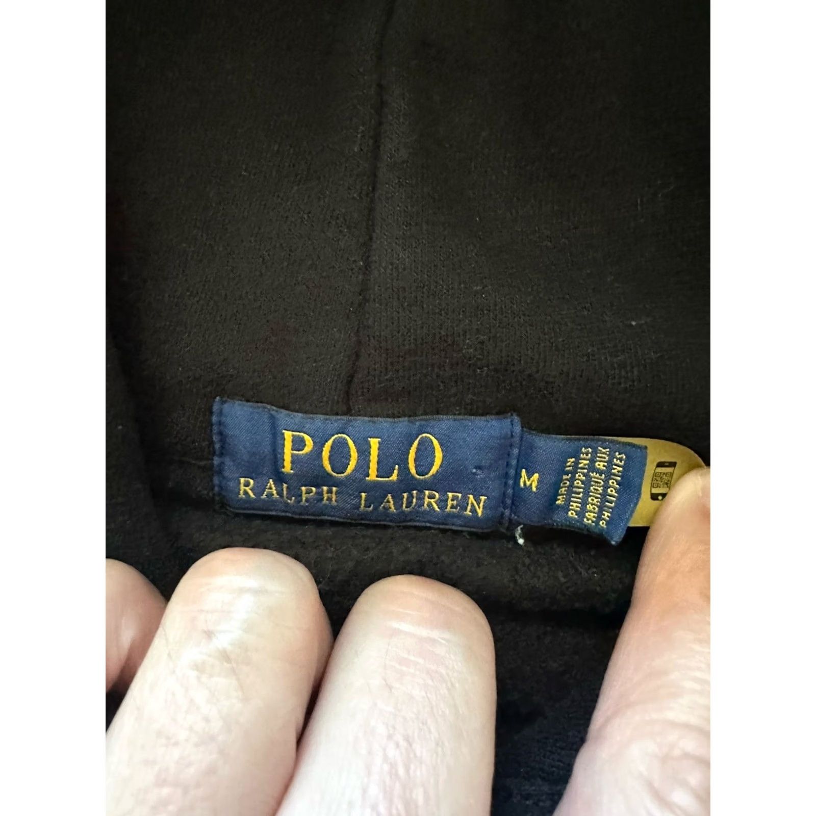 Vintage VINTAGE Polo Bear Hoodie Black Mens M Polo Ralph Lauren Polo Bear Hoodie Regular Size M Black Hooded Sweatshirt with Logo Graphic Print Size US M / EU 48-50 / 2 - 3 Thumbnail