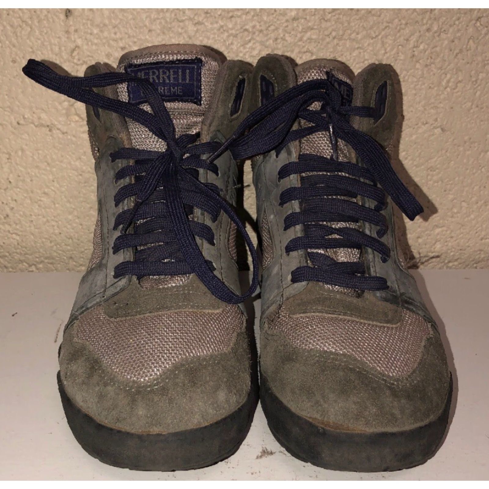 Merrell VINTAGE Merrell EXTREME Womens Gray Lace Up Ankle Boots Shoes 8.5 Women Boots Lace Up Ankle Casual Size US 9 / IT 39 - 3 Thumbnail